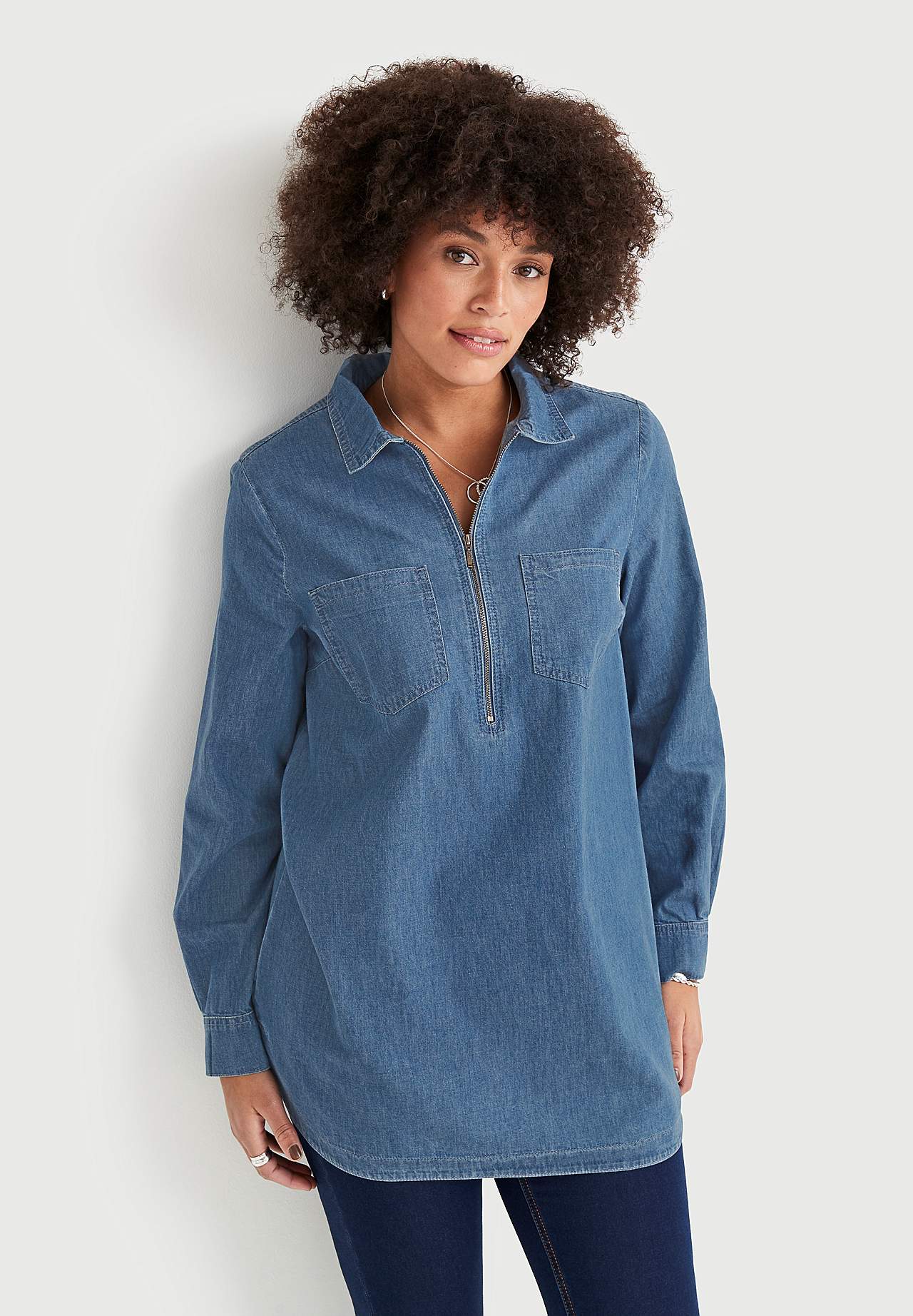 Tunic in denim