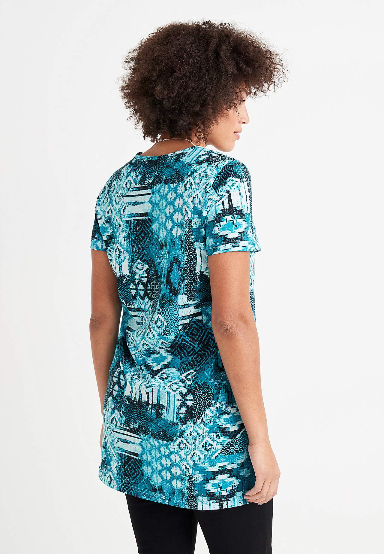 Short-sleeved jersey tuniq 2-pack