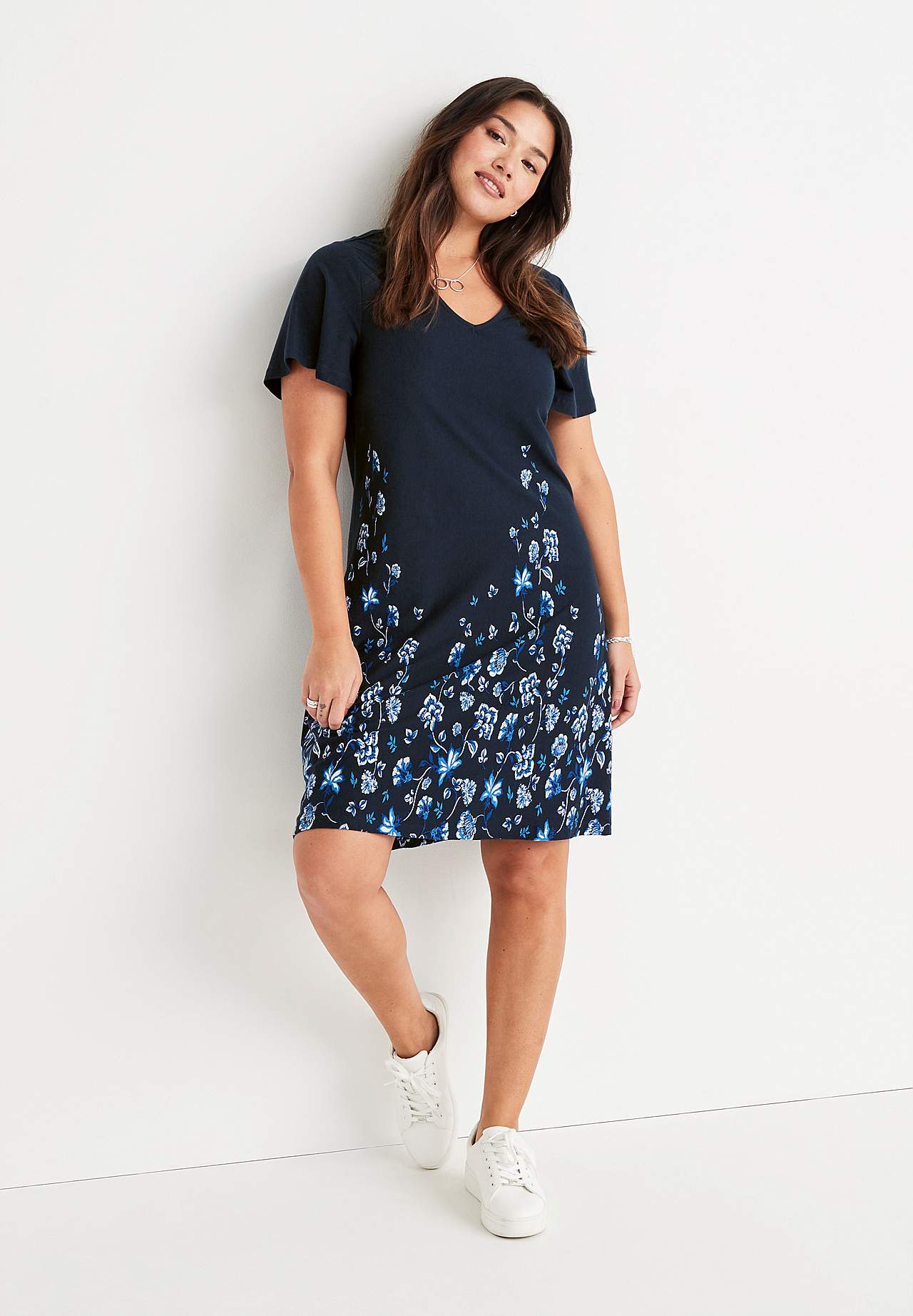 A-lined jersey dress Hanna