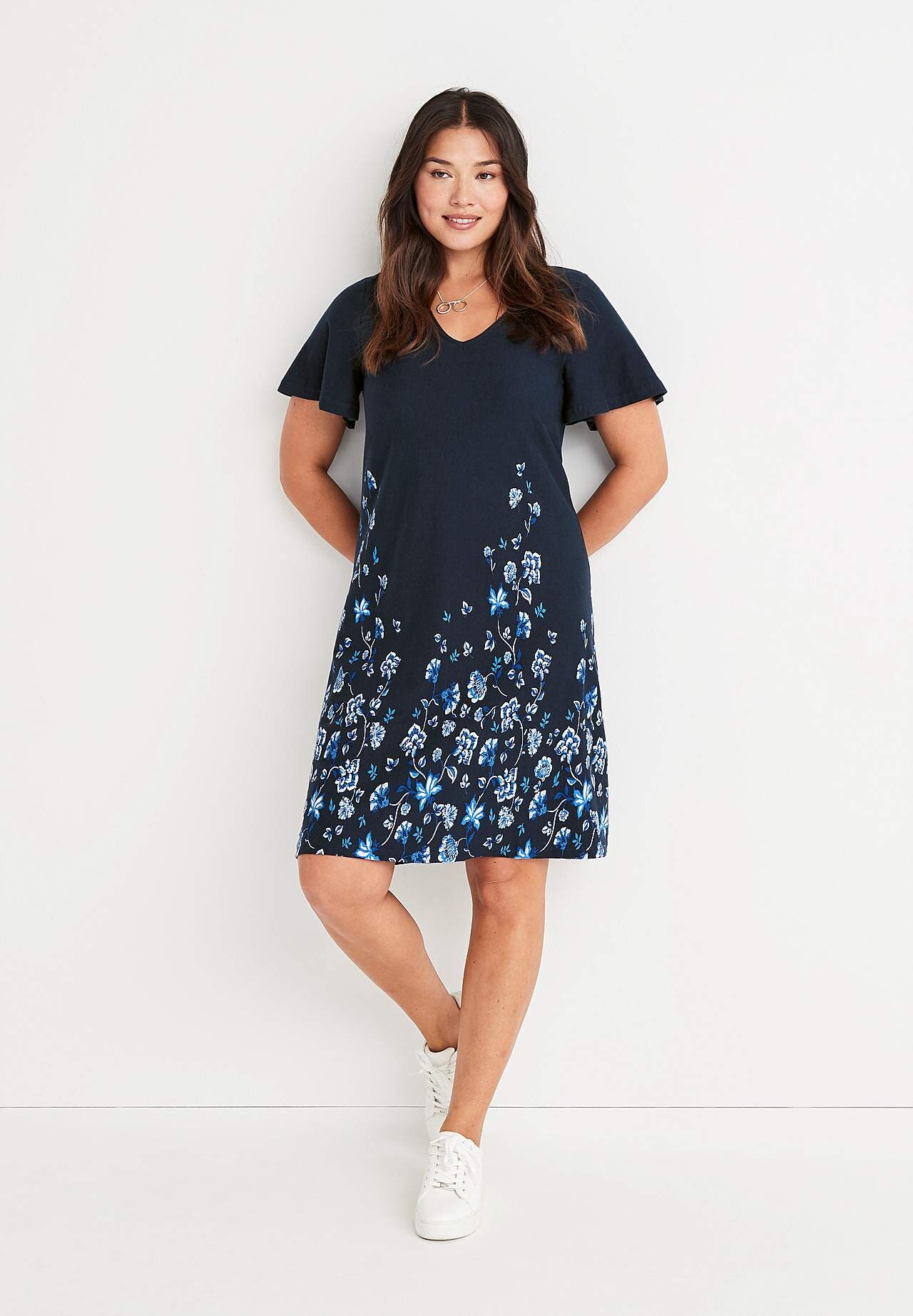 A-lined jersey dress Hanna