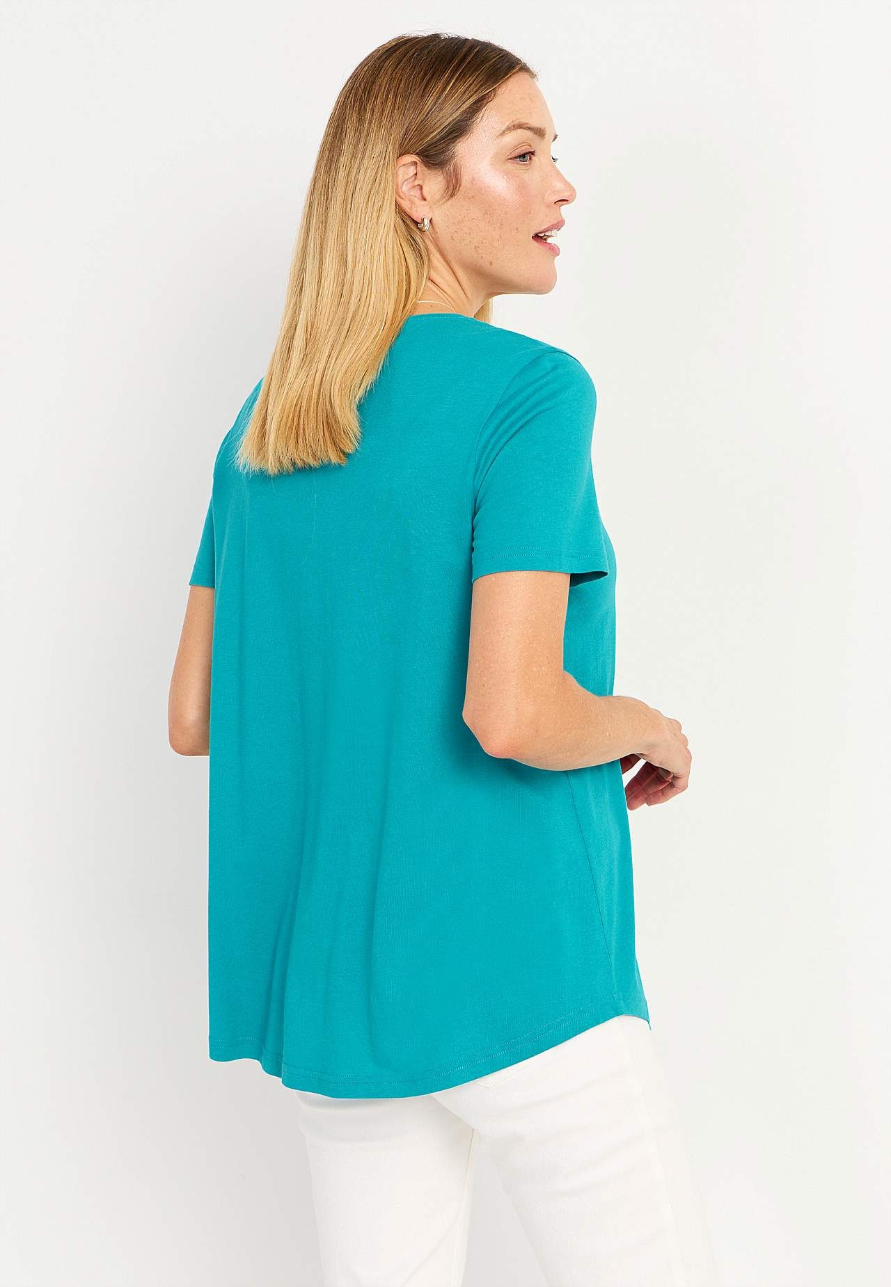 V-neck jersey top
