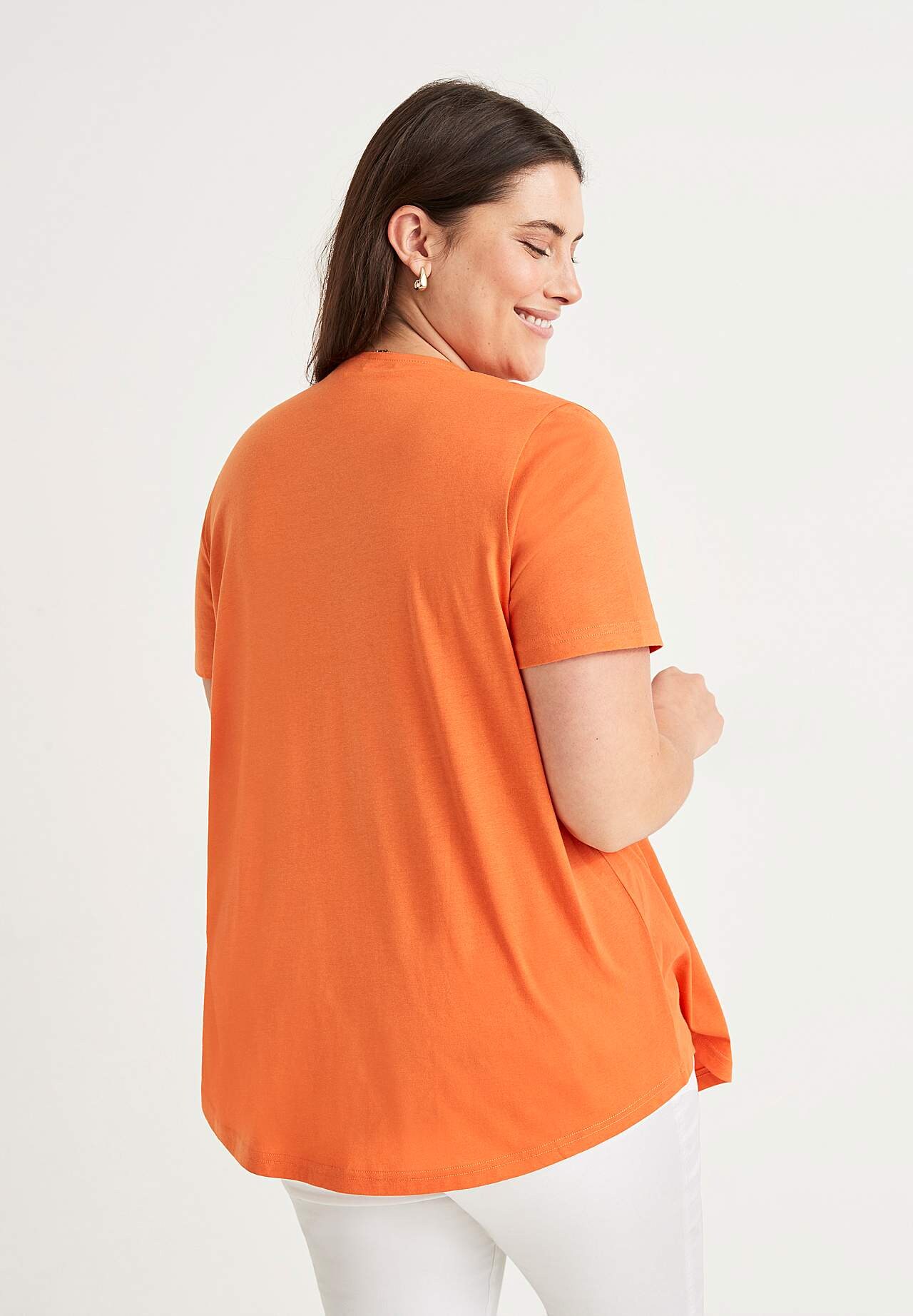V-neck jersey top