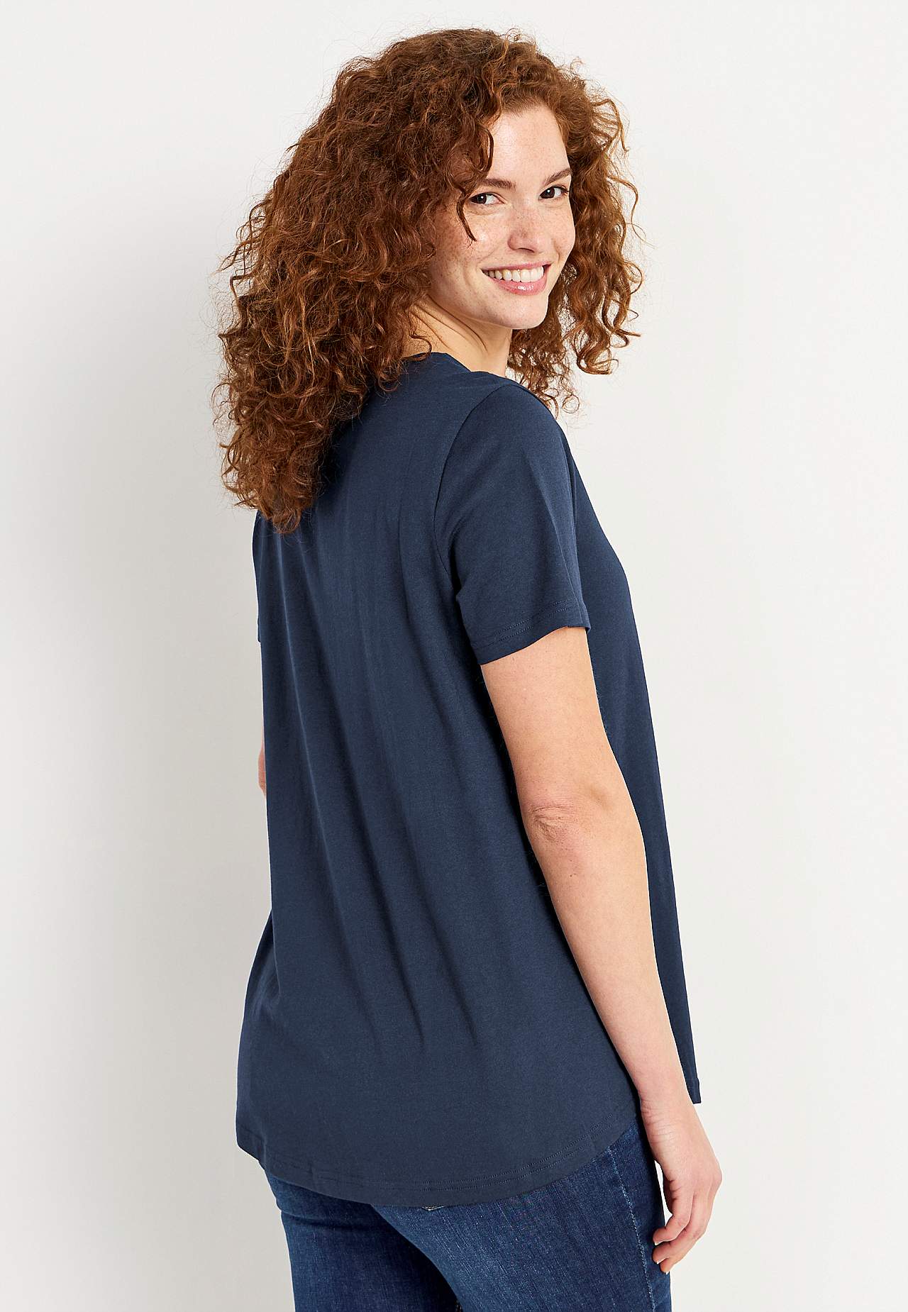 V-neck jersey top