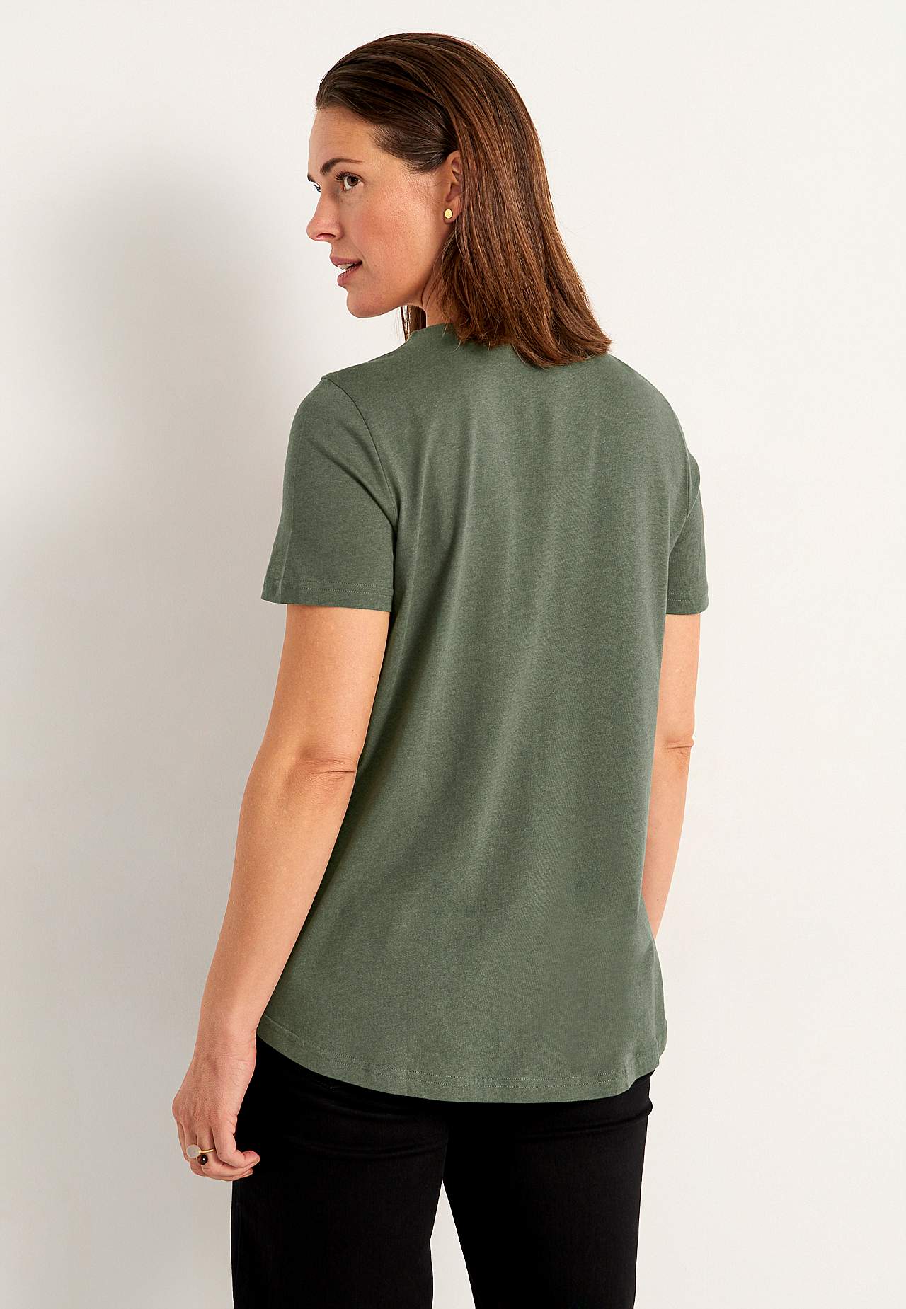 V-neck jersey top
