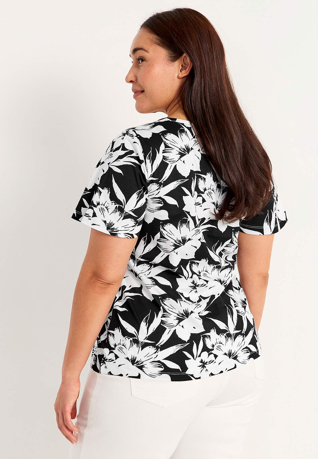 V-neck top
