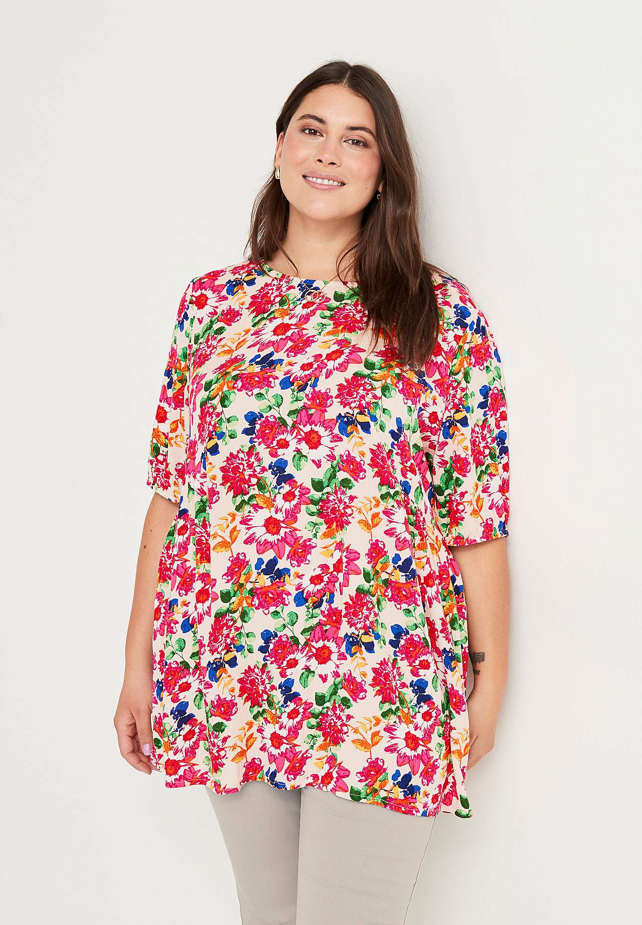 Crepe tunic