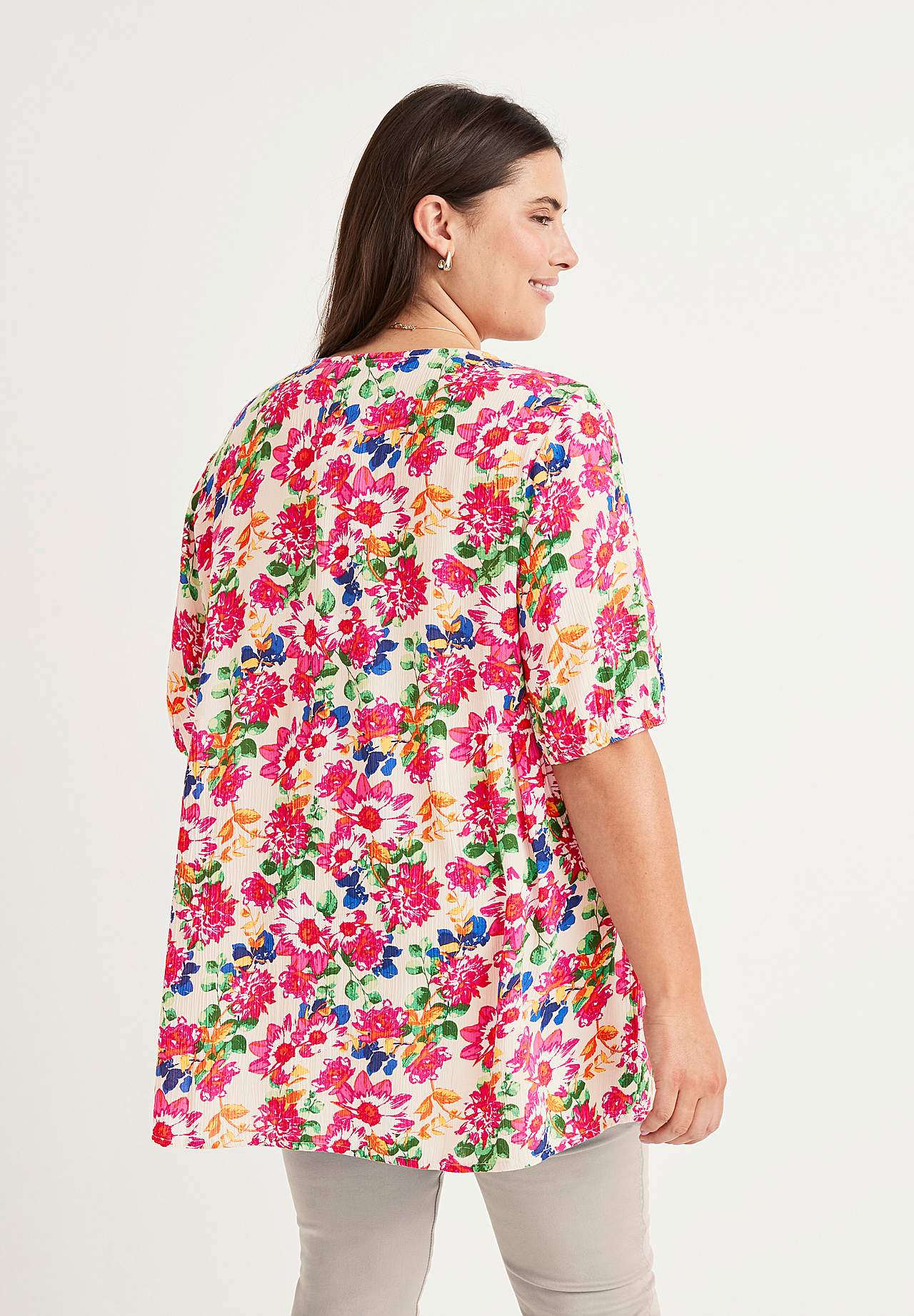 Crepe tunic
