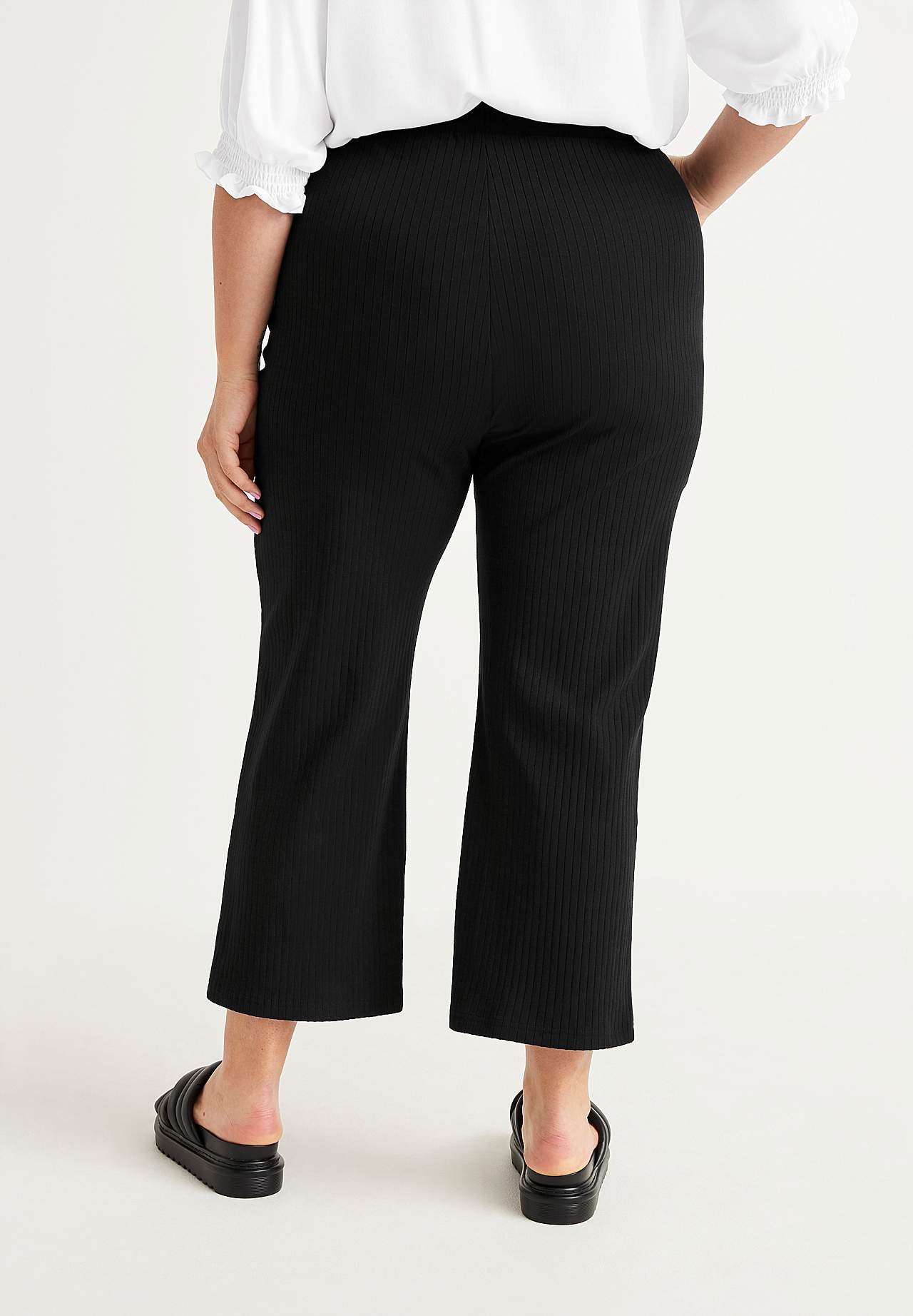 Ribbed culottes