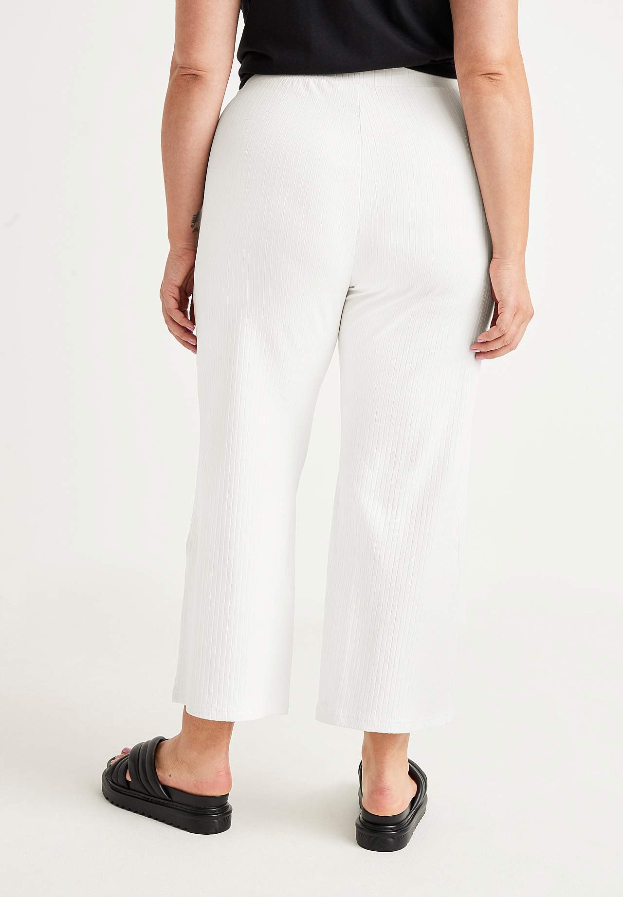 Ribbed culottes