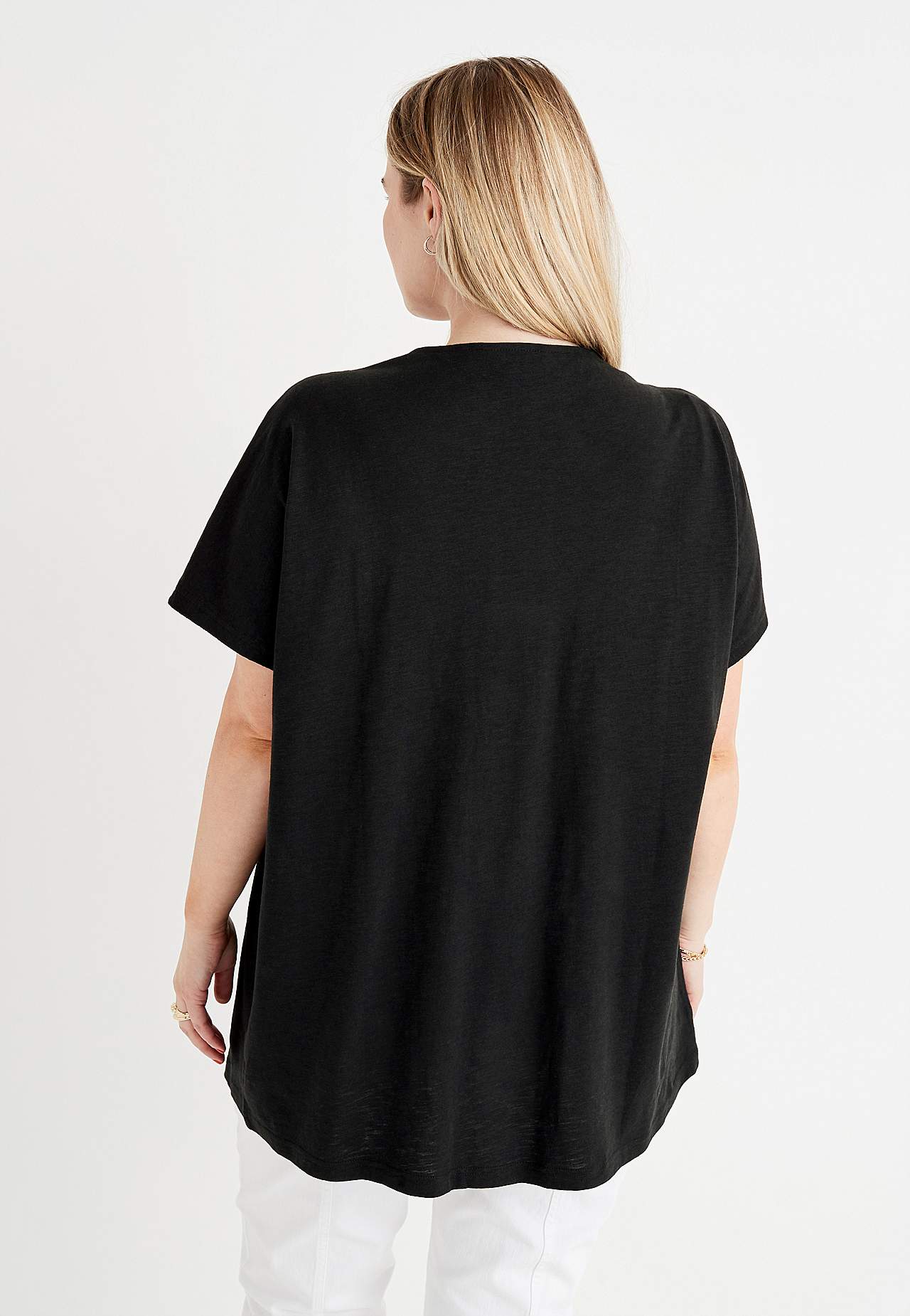 Short-sleeved jersey tuniq