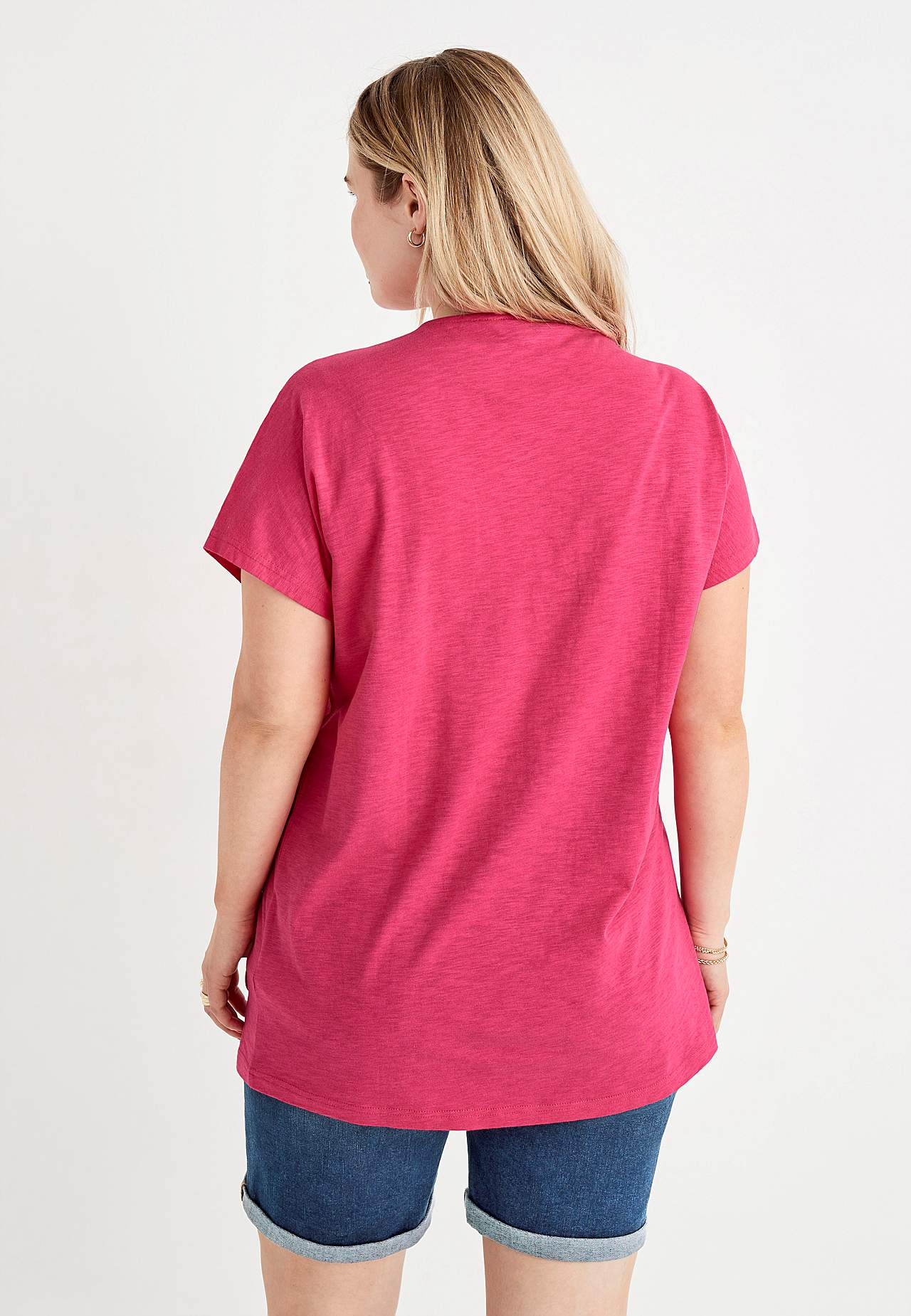 Short-sleeved jersey tuniq