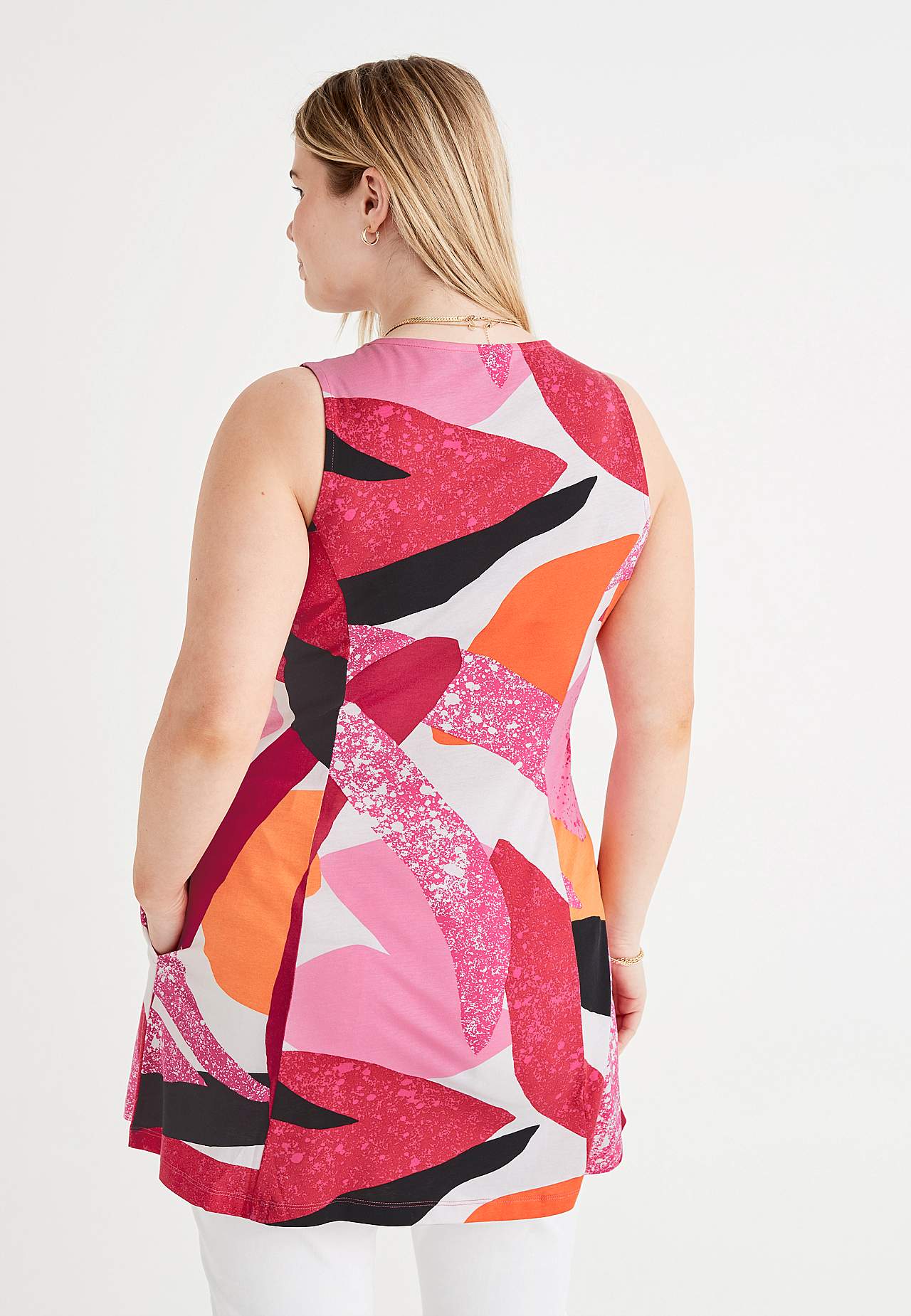 Sleeveless tunic with pockets Sofi