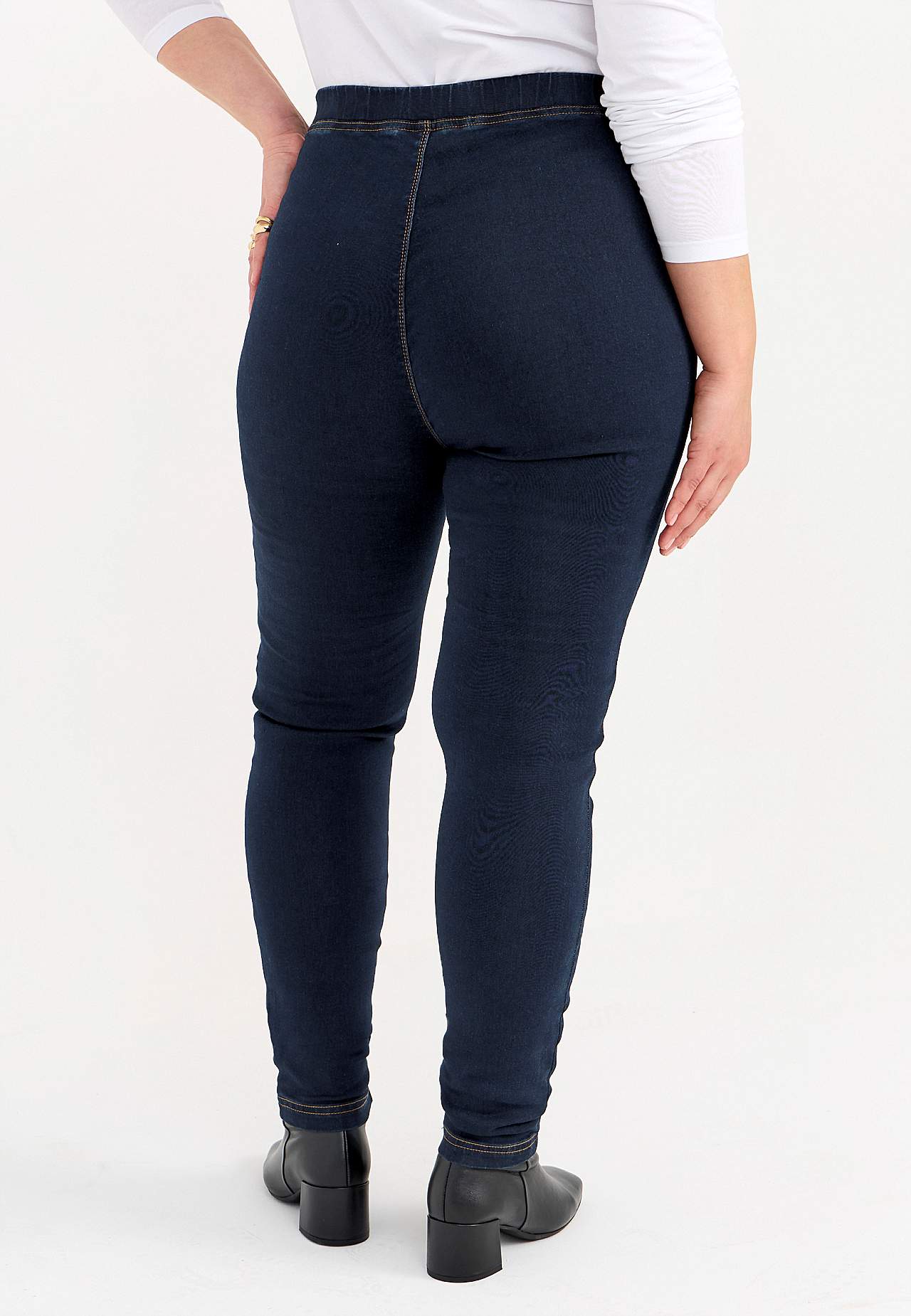 Denim leggings
