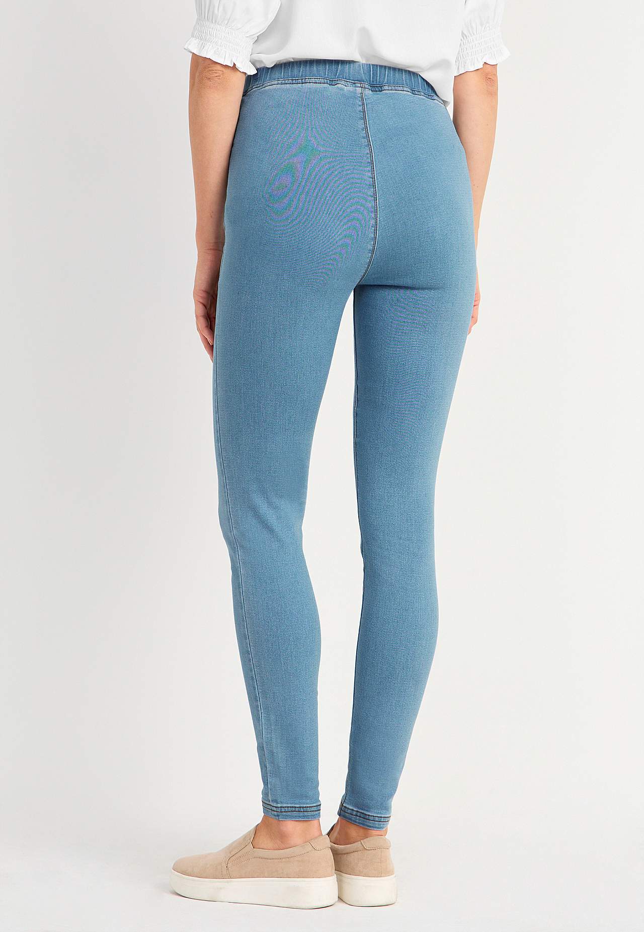 Denim leggings