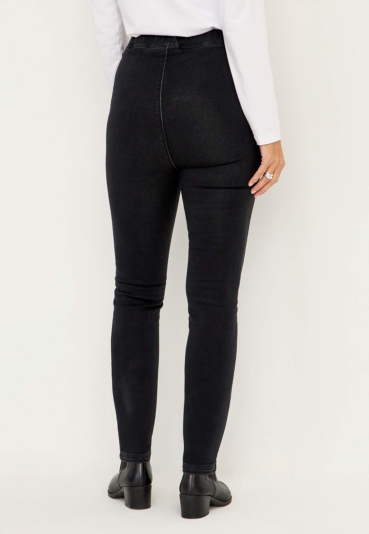 Denim leggings