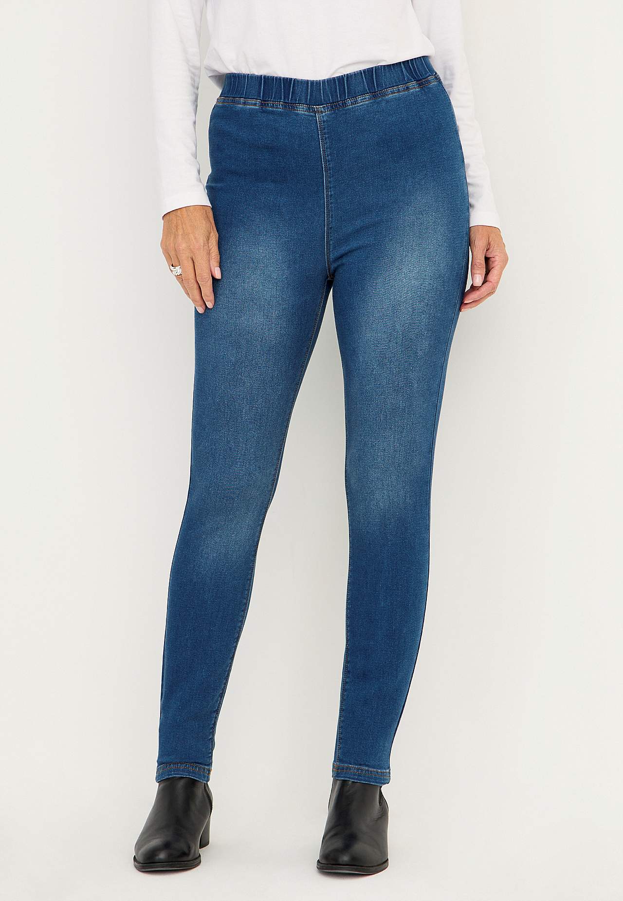 Denim leggings