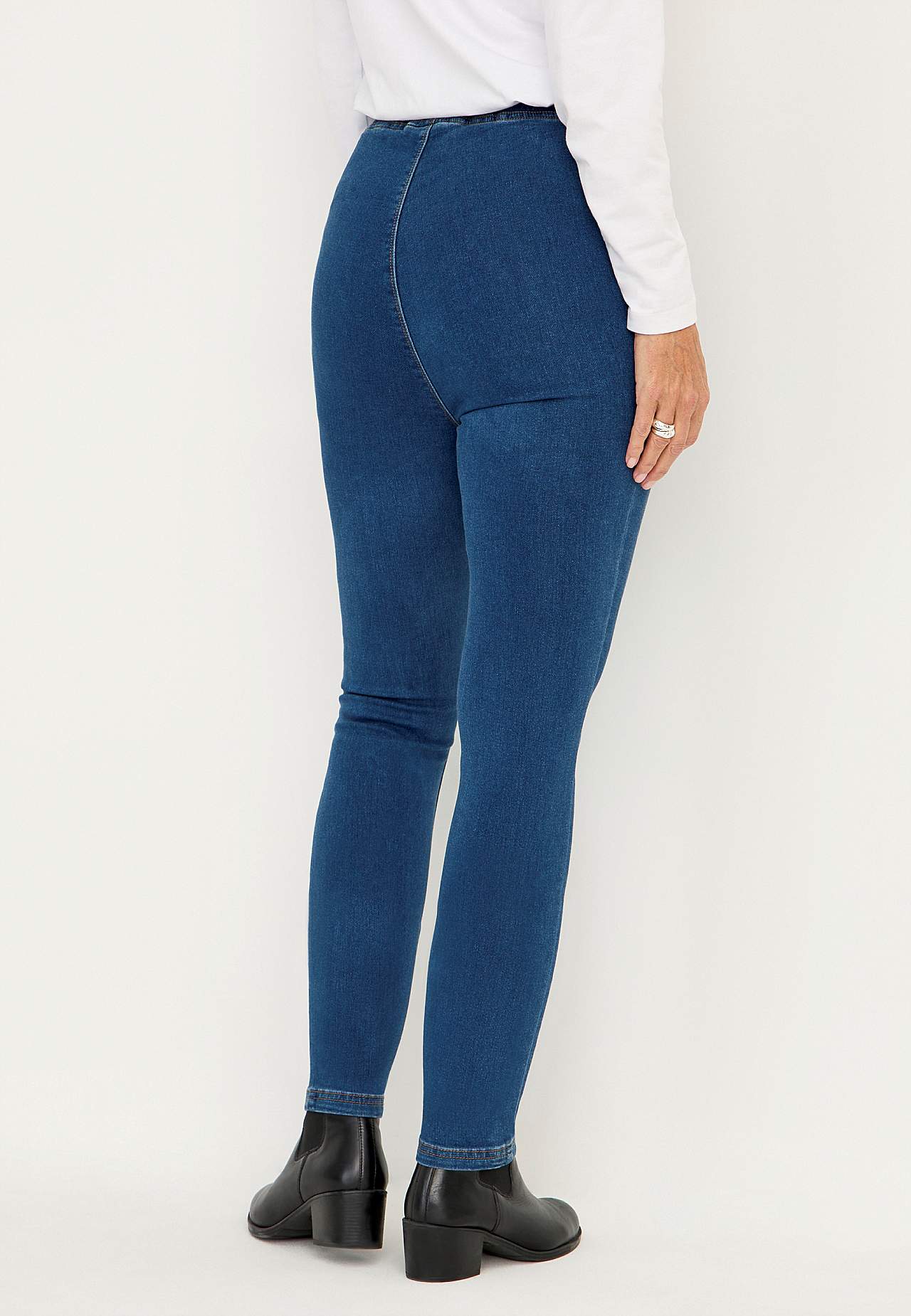 Denim leggings