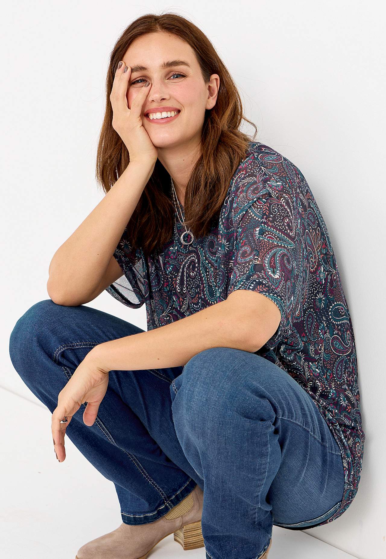 Tunic top in mesh