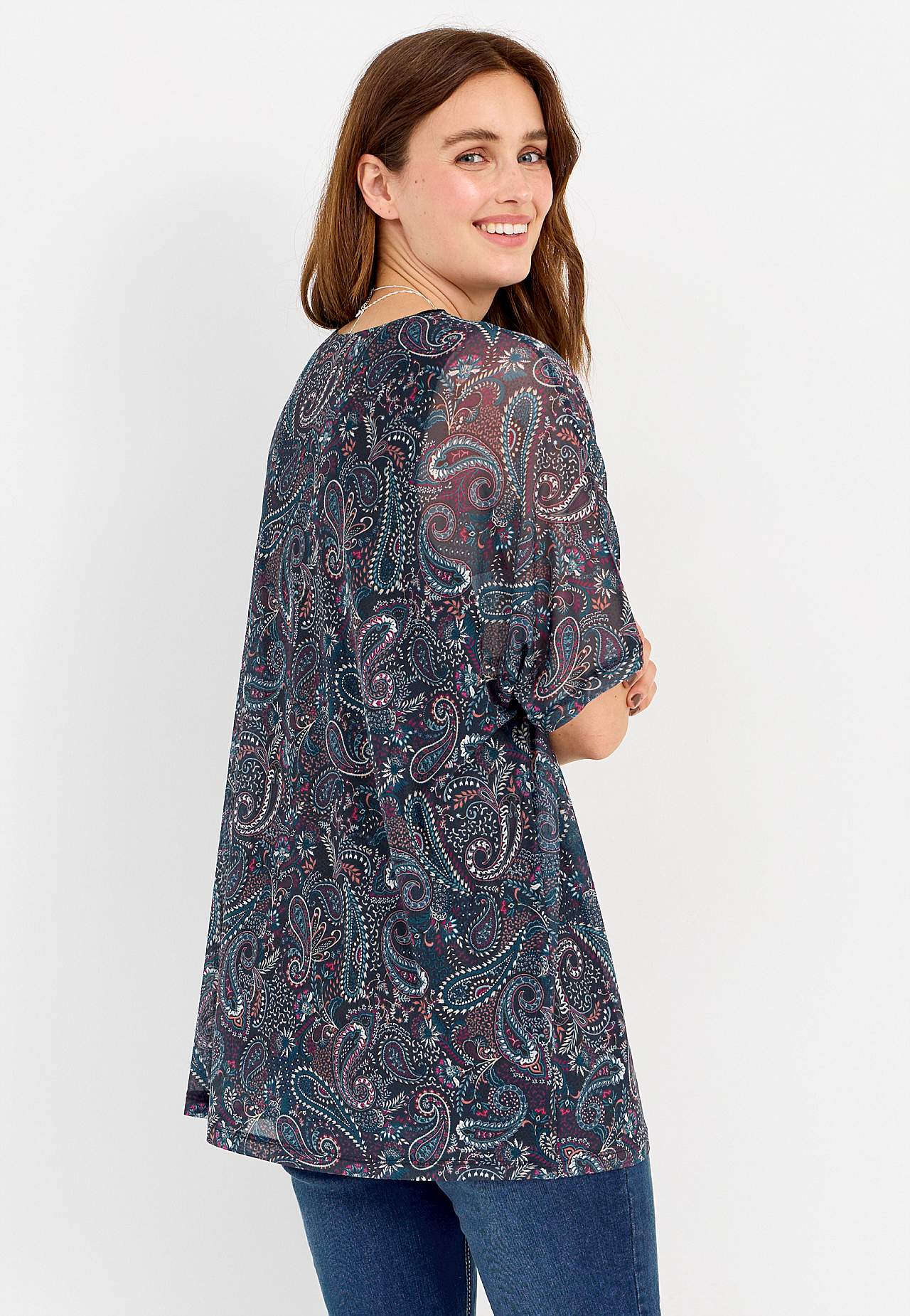 Tunic top in mesh