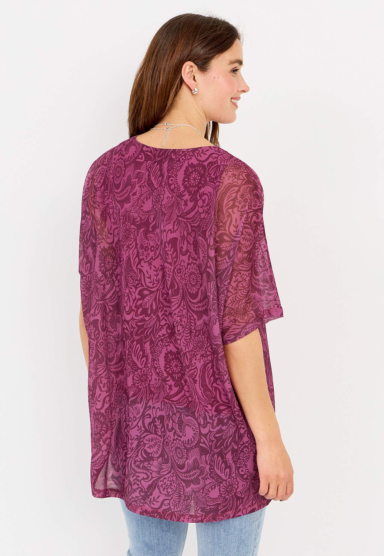 Tunic top in mesh