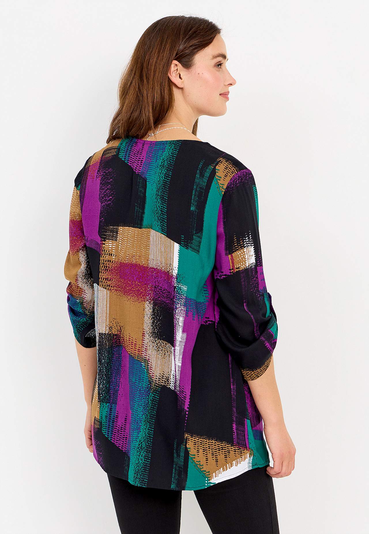 V-neck tunic in two lengths