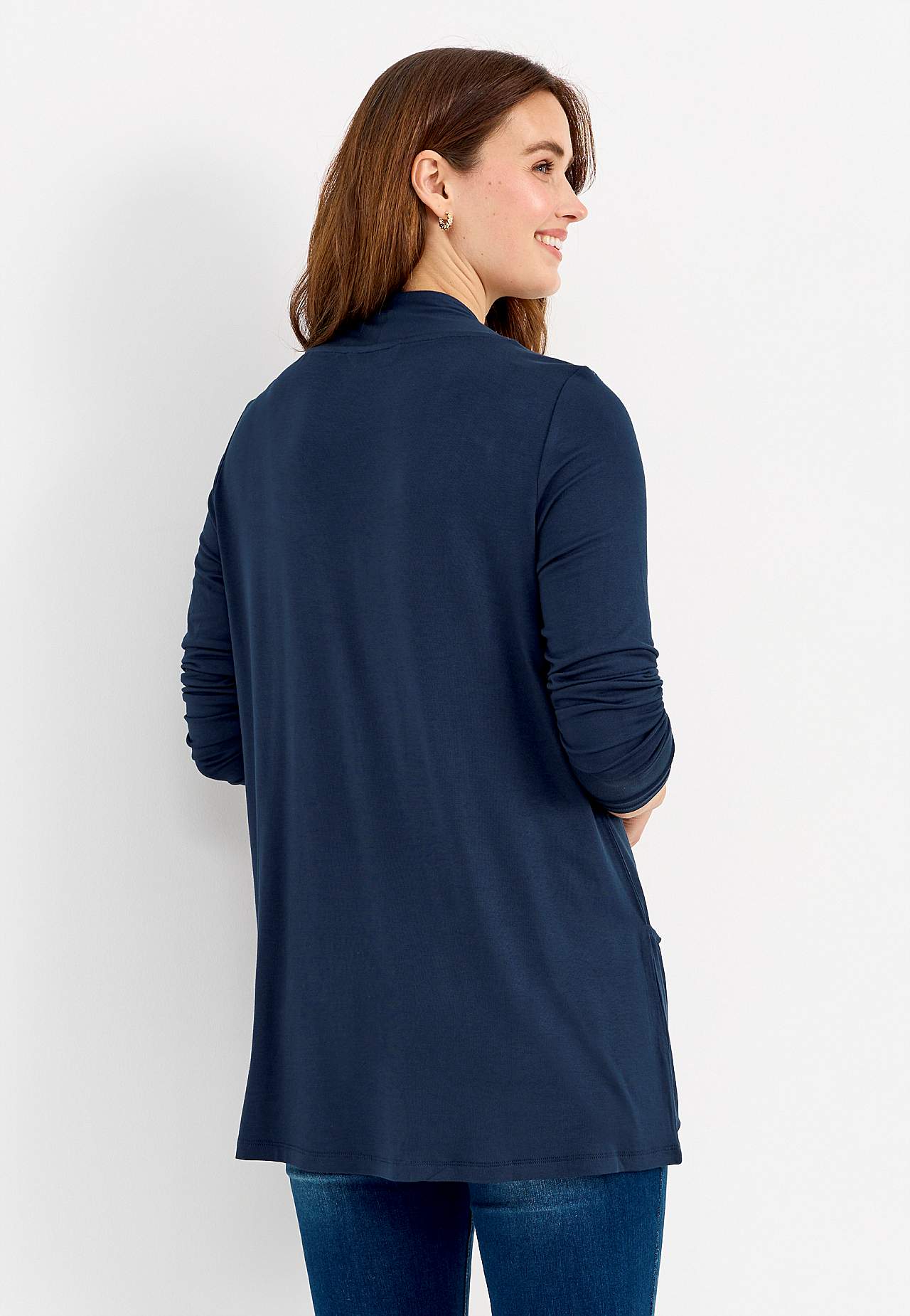 Long-sleeved 2-in-1 top
