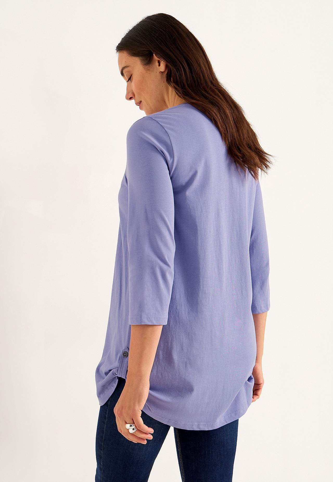 Jersey tuniq with 3/4 sleeve 2-pack
