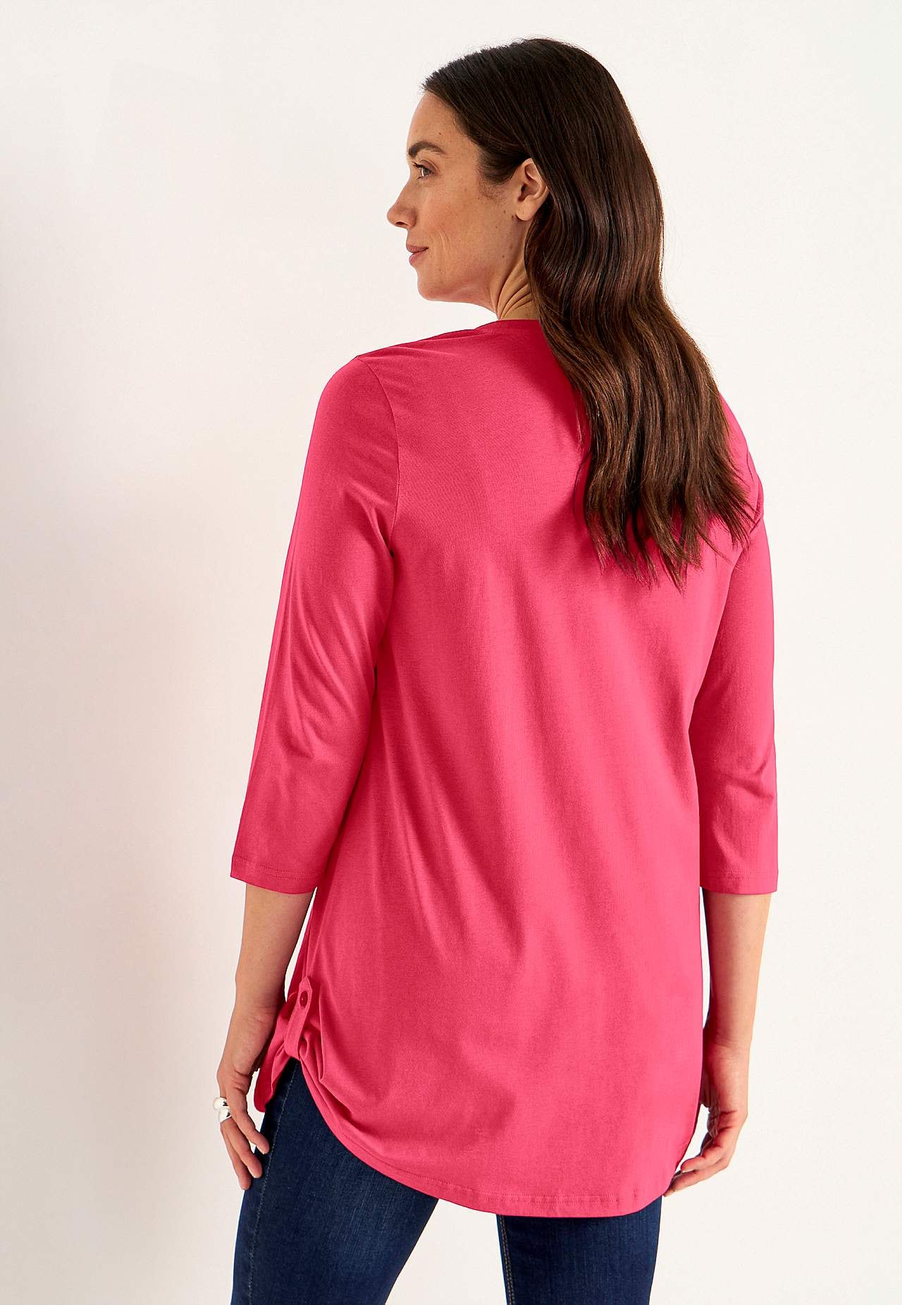 Jersey tuniq with 3/4 sleeve 2-pack