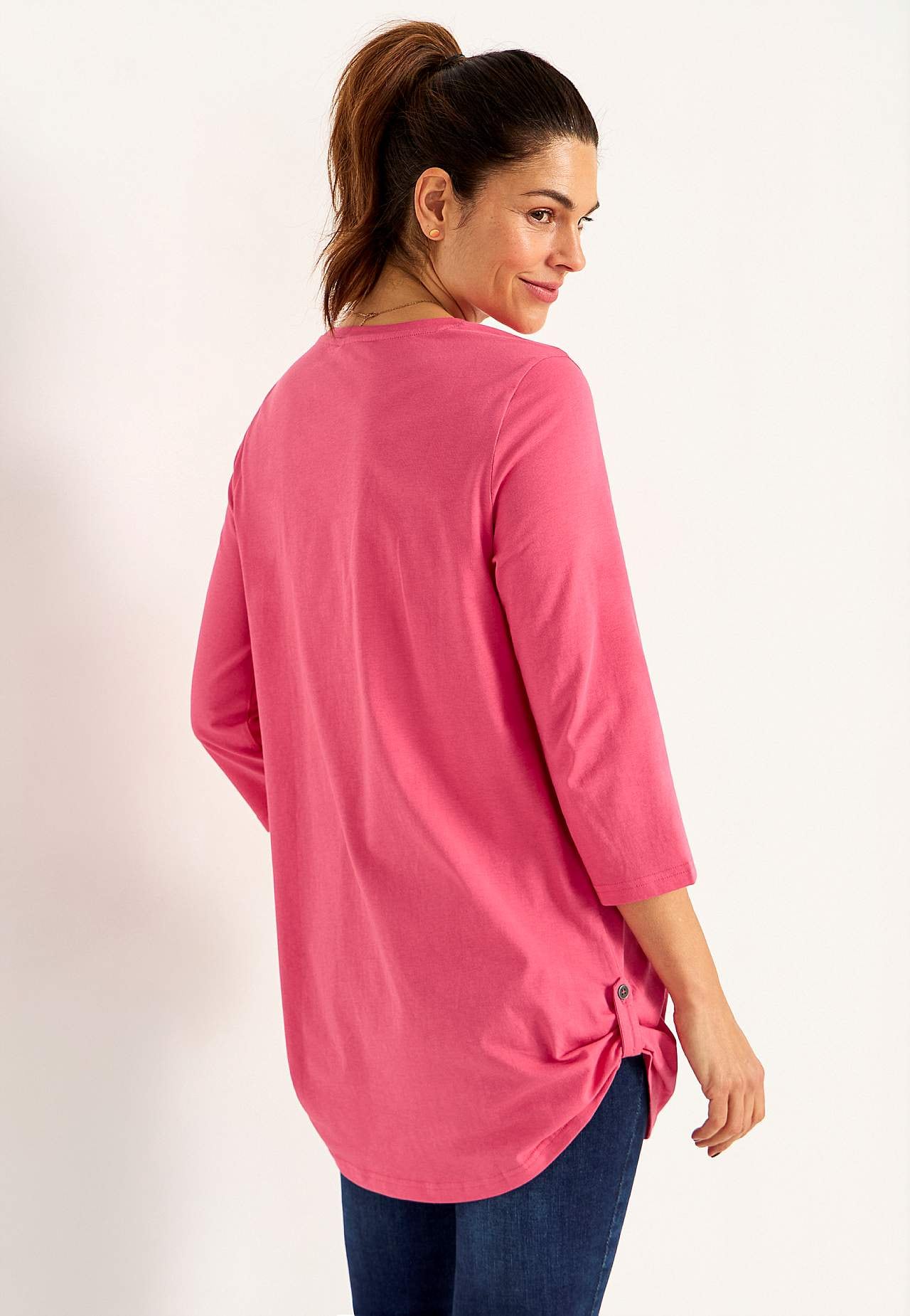 Jersey tuniq with 3/4 sleeve 2-pack