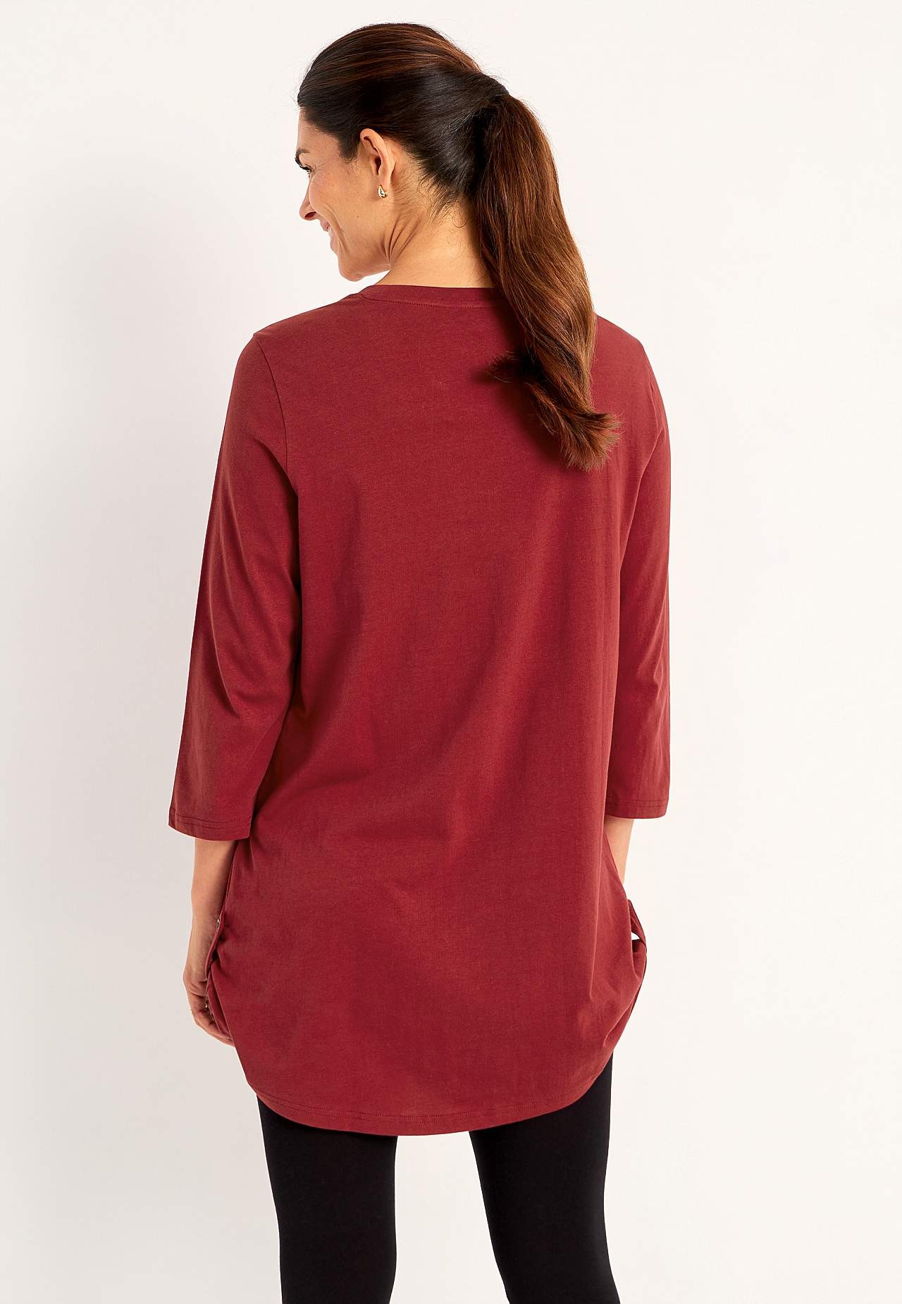 Jersey tuniq with 3/4 sleeve Alexia 2-pack