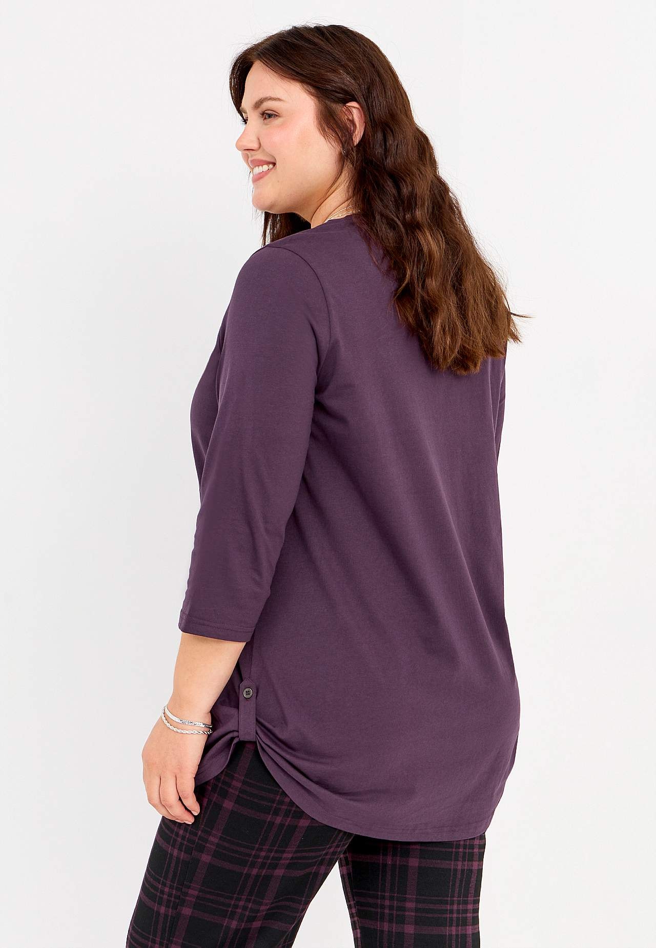 Jersey tuniq with 3/4 sleeve 2-pack
