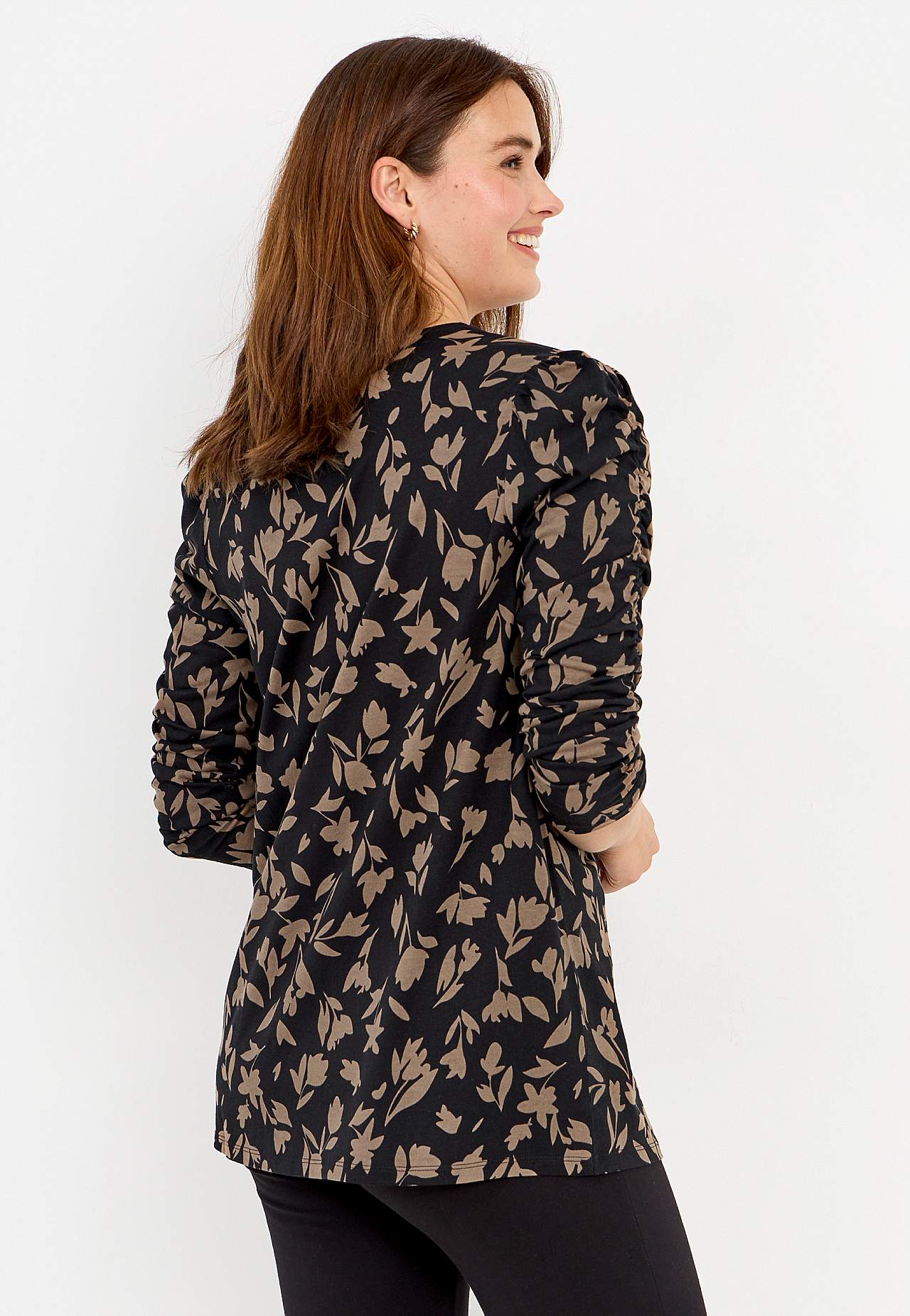 Patterned jersey tuniq