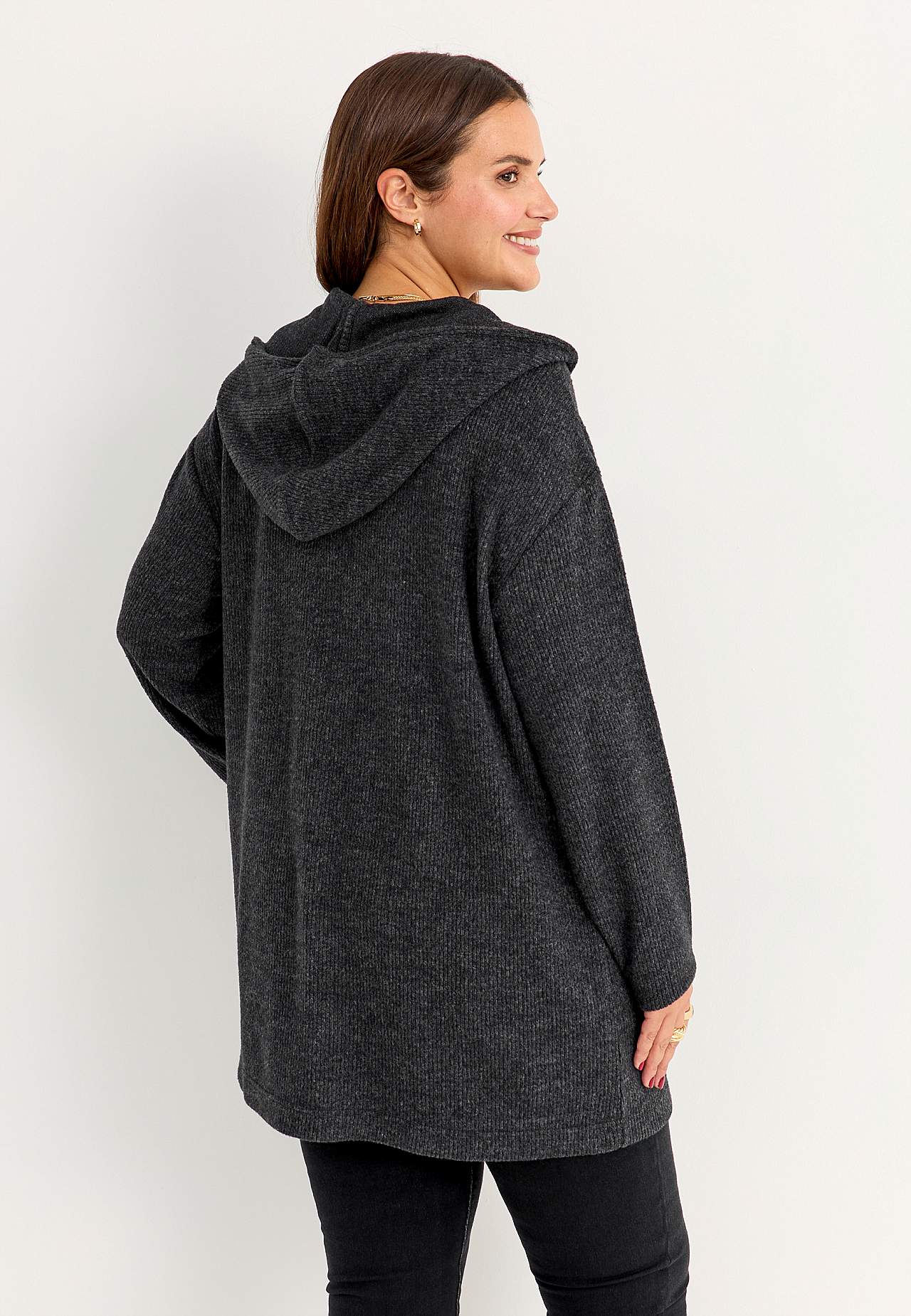 Super soft long cardigan with pockets