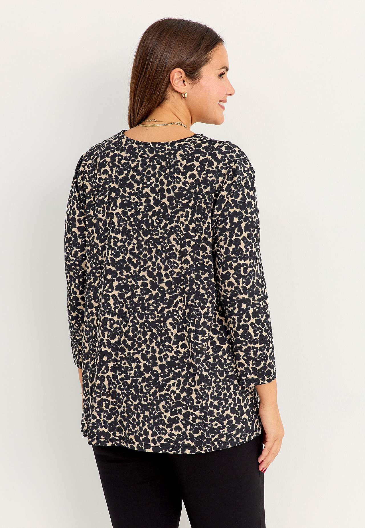 Patterned jersey tuniq