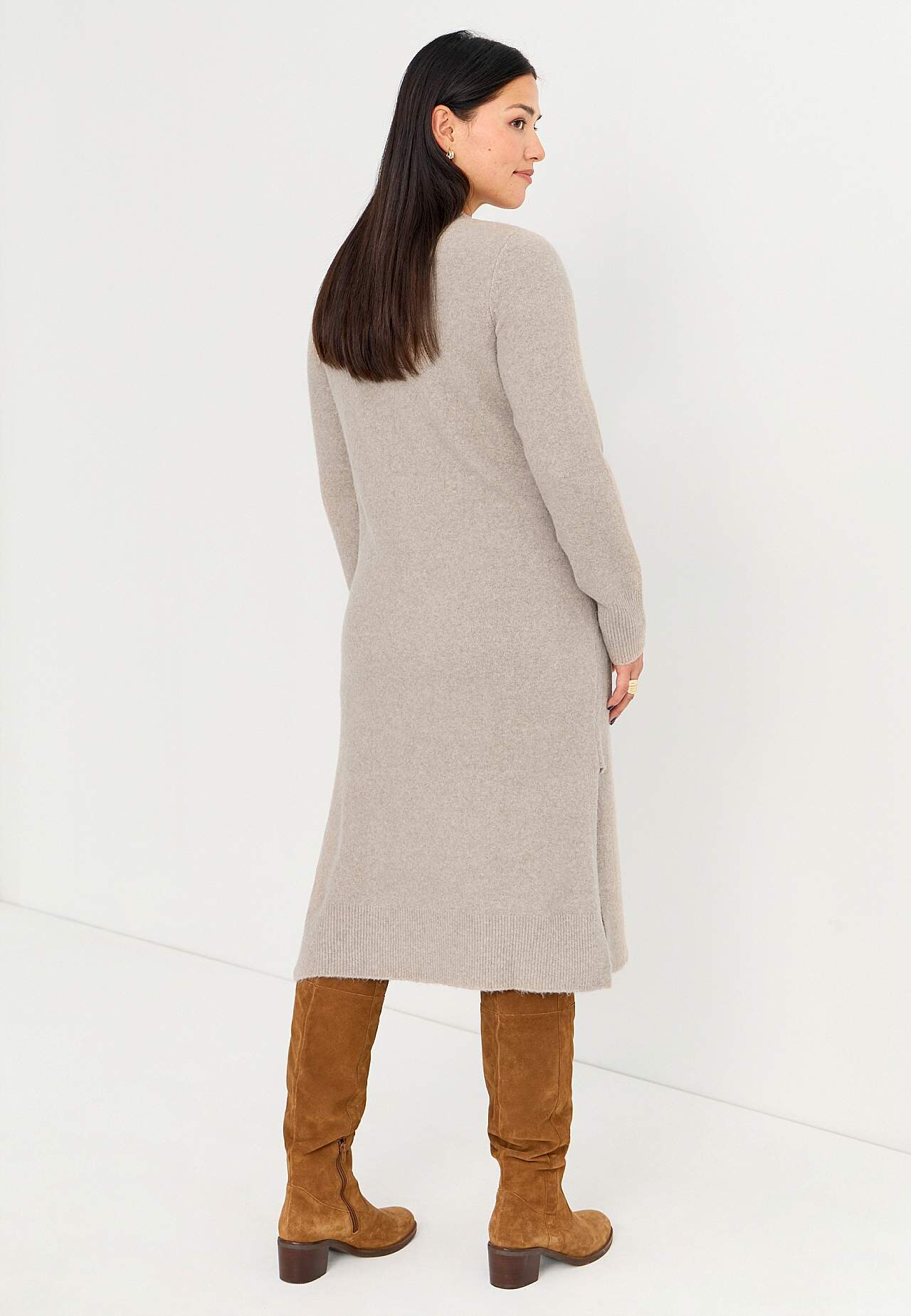 Knitted, soft dress