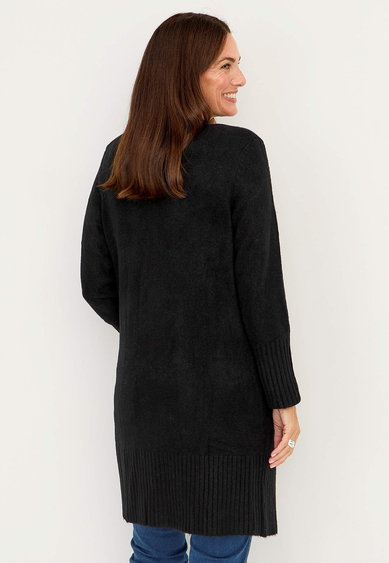 Soft, long cardigan