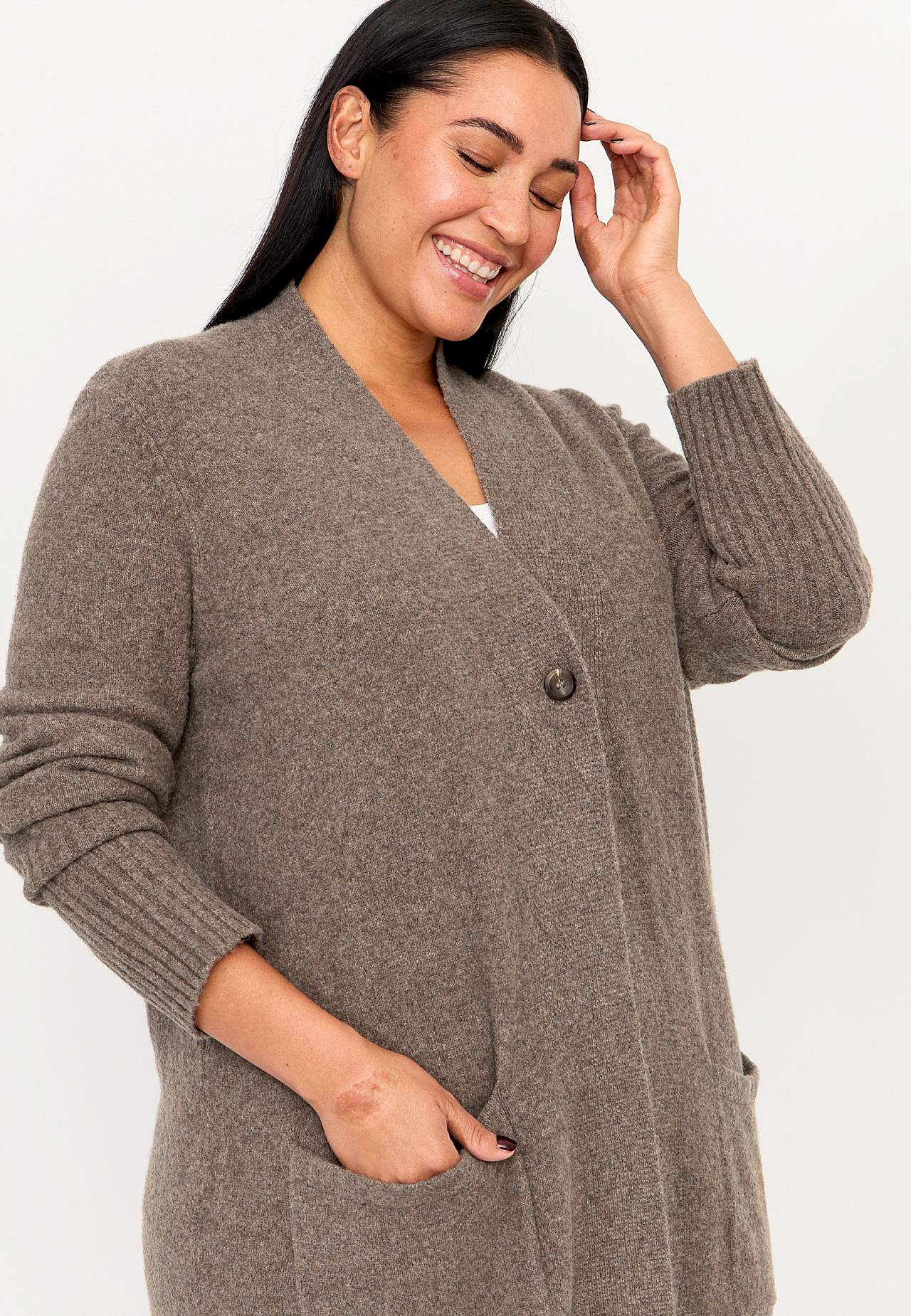 Soft, long cardigan Harriet