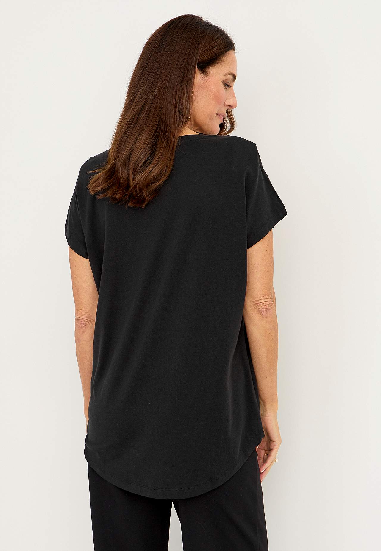 Jersey top with sequins