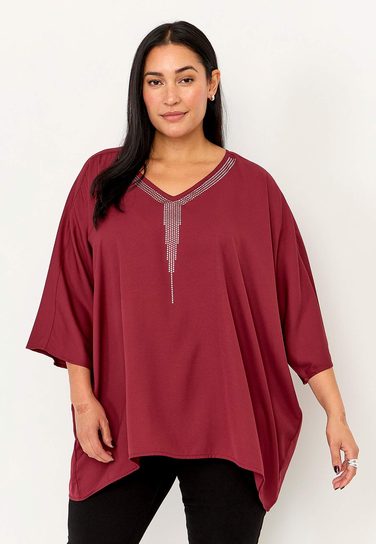 Party blouse with studded details