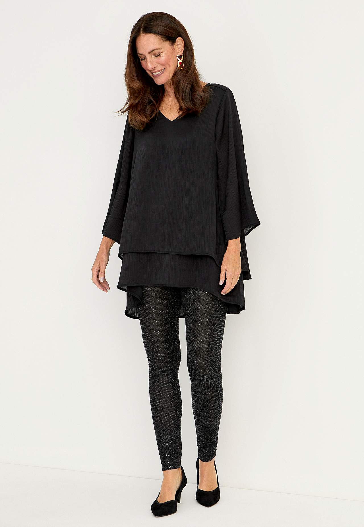 Leggings with sequins
