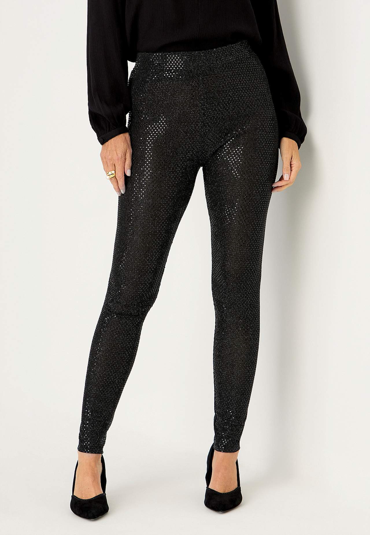 Leggings with sequins