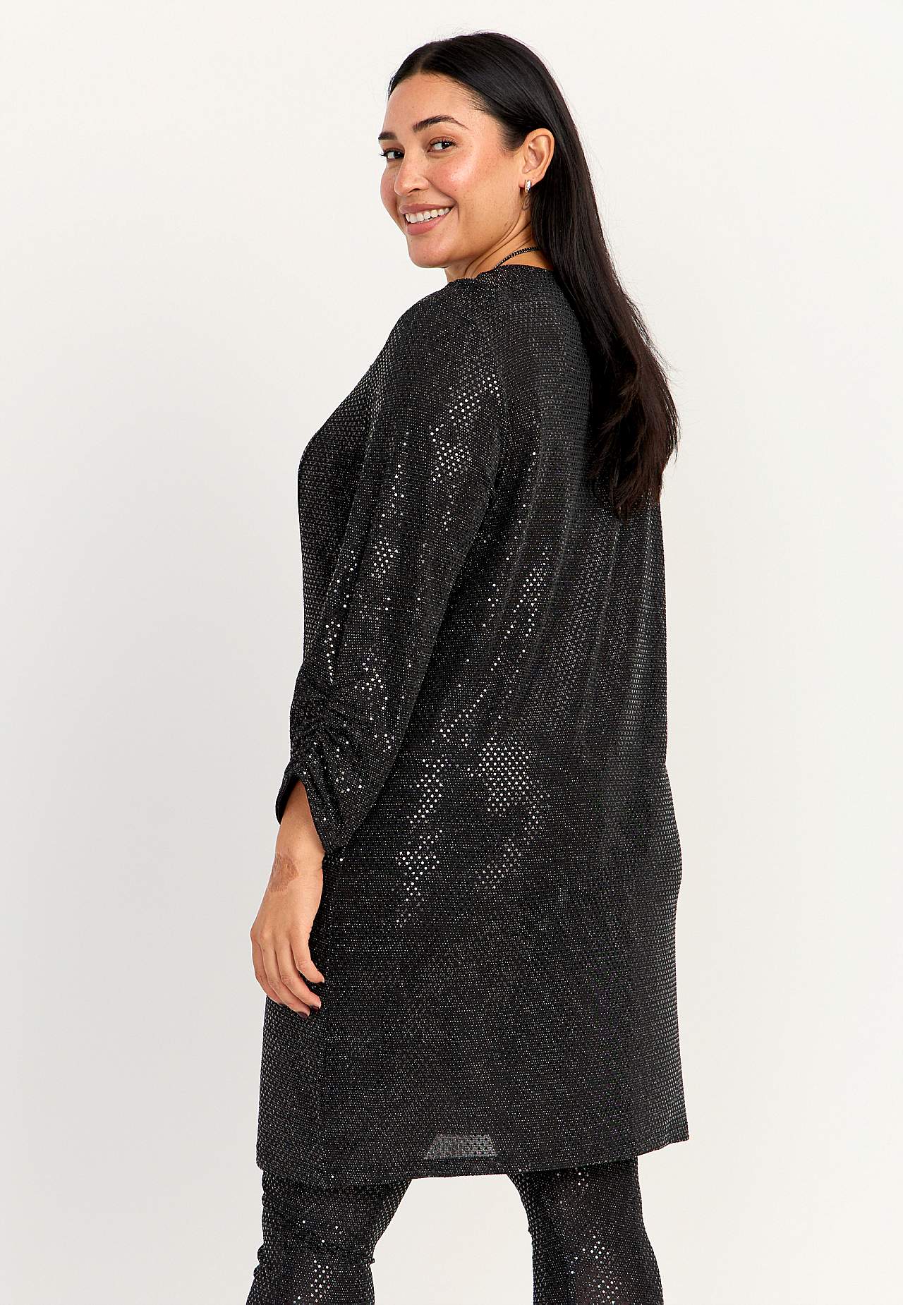 Party tunic with paillettes