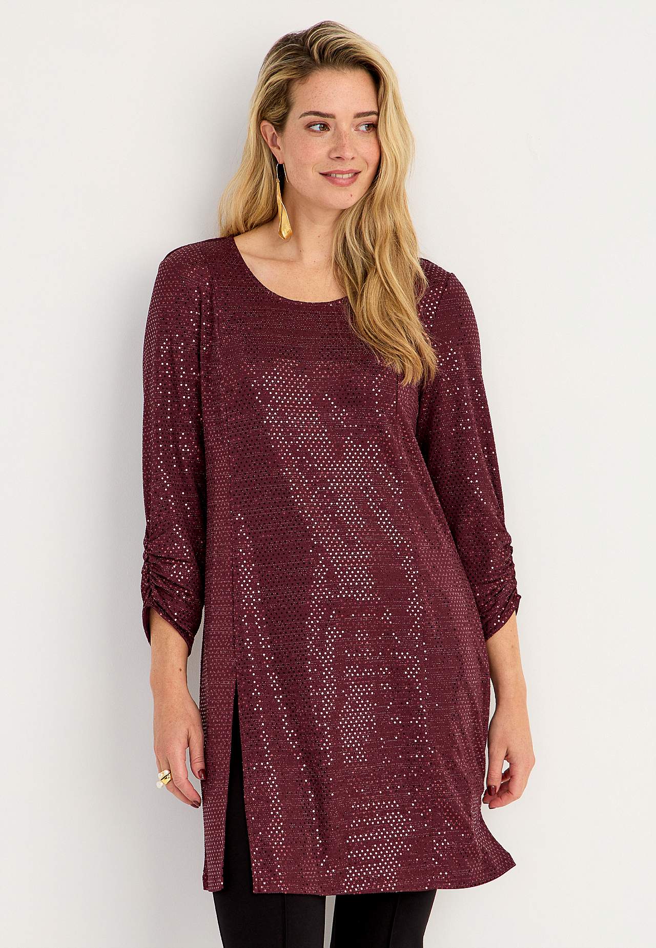 Party tunic with paillettes Paula