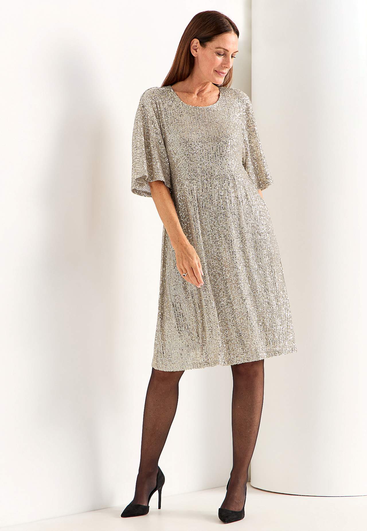 Luxurious sequin dress