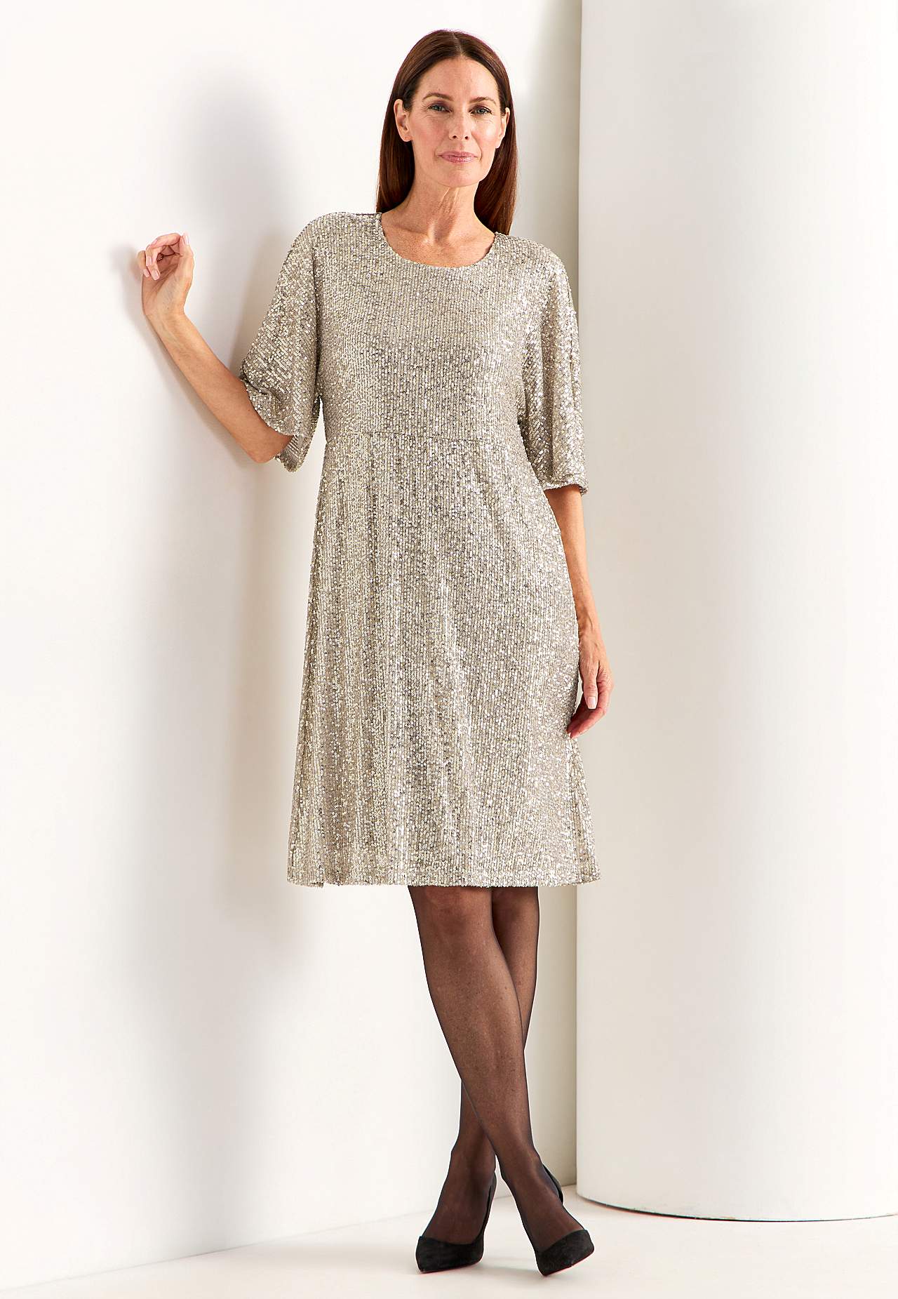 Luxurious sequin dress