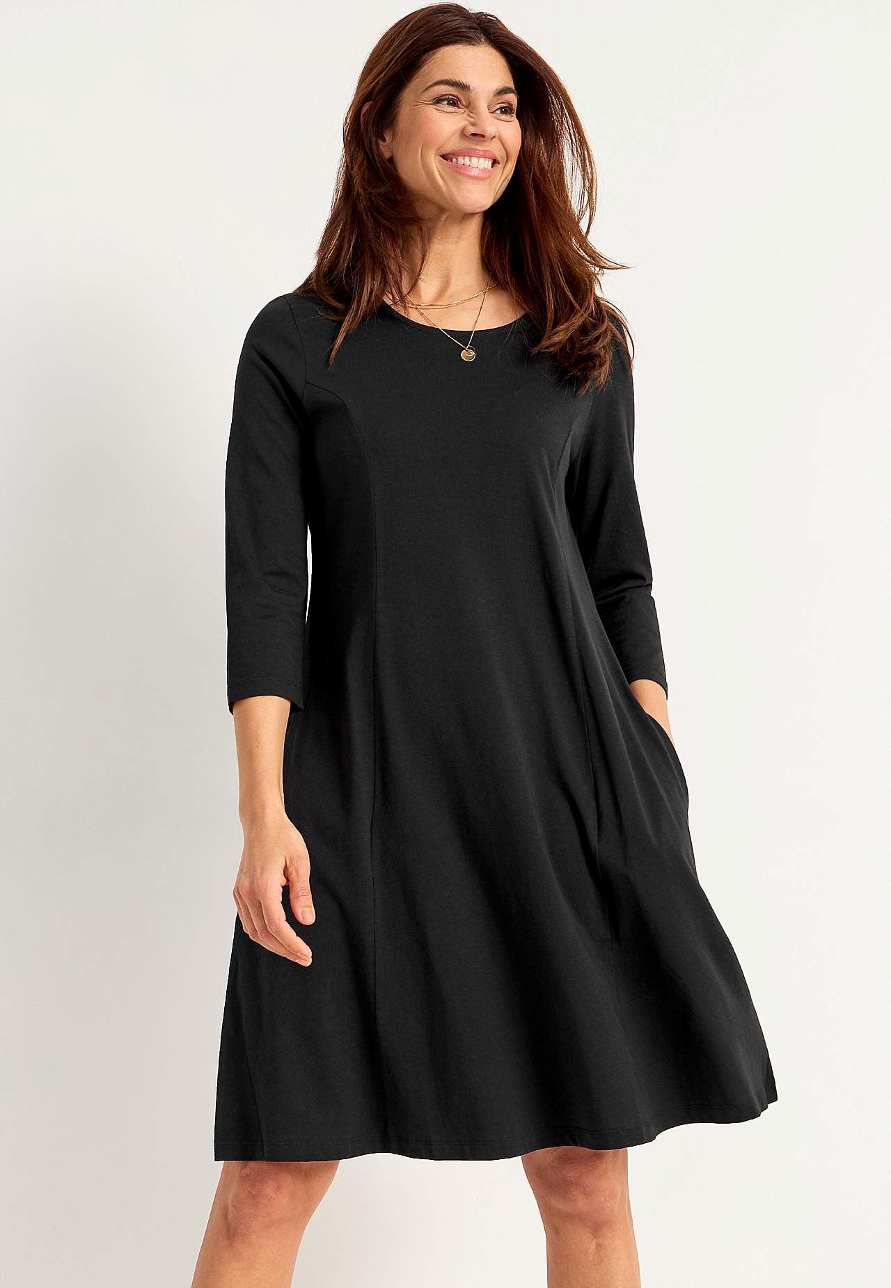 Jersey dress with pockets Amelie