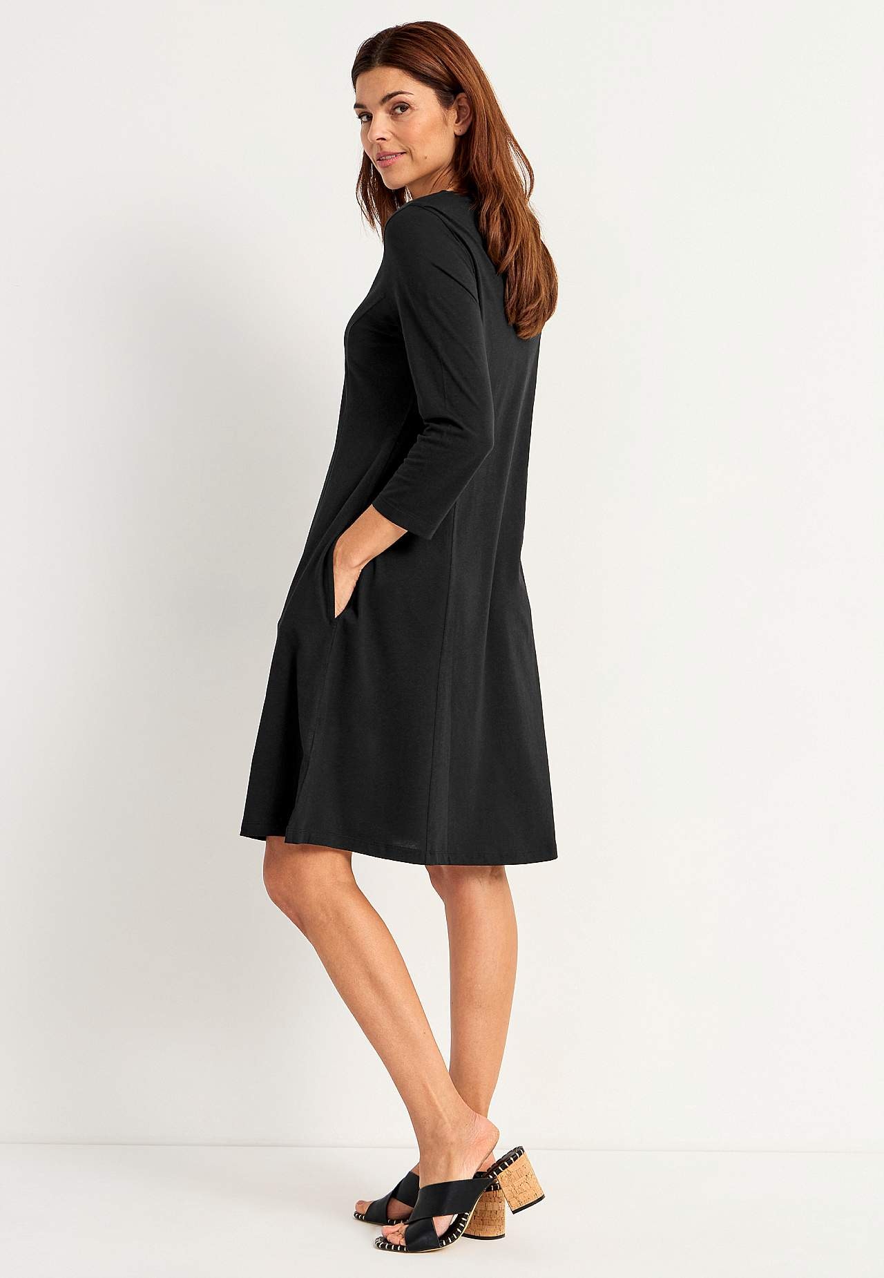 Jersey dress with pockets Amelie