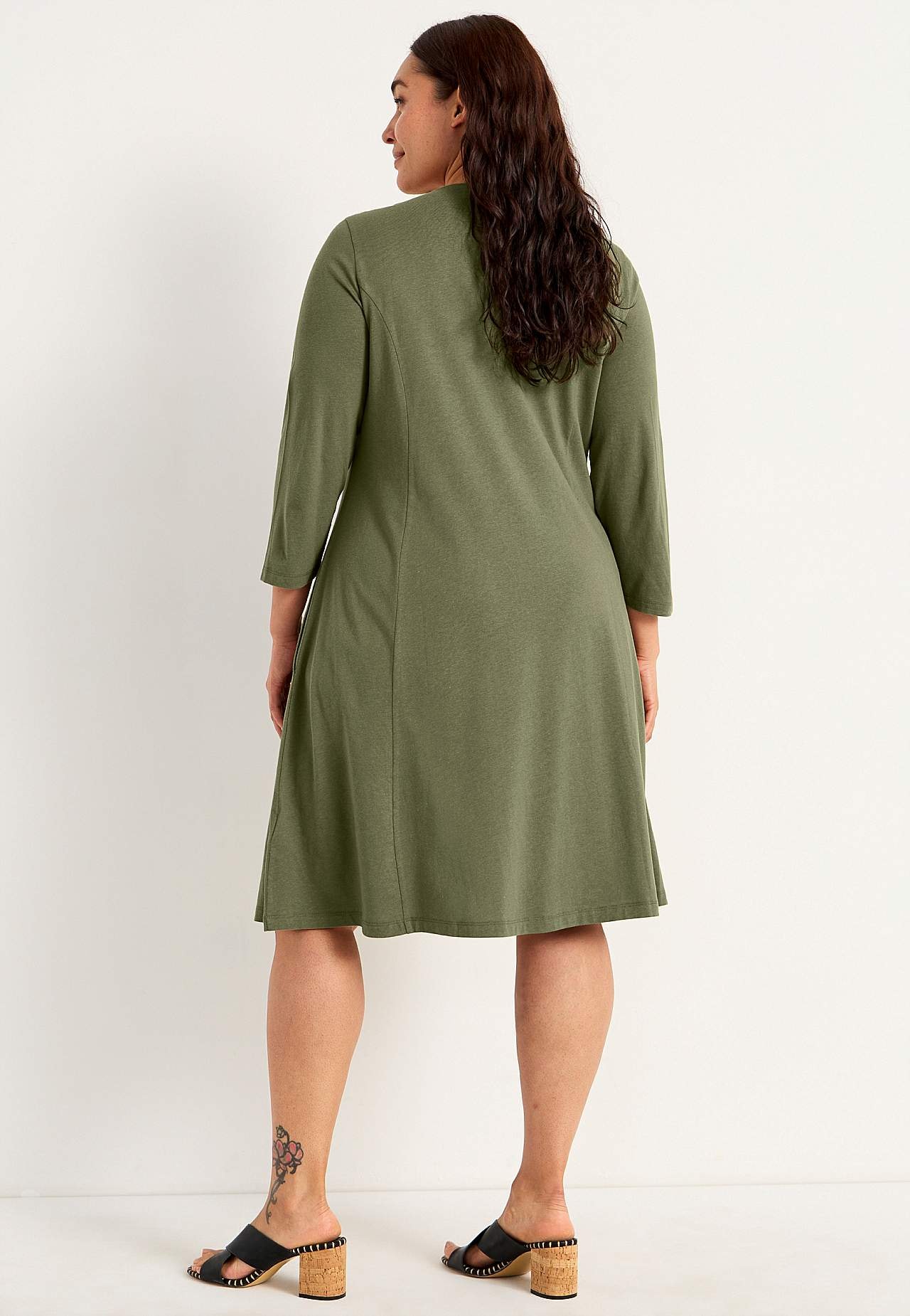 Jersey dress with pockets Amelie