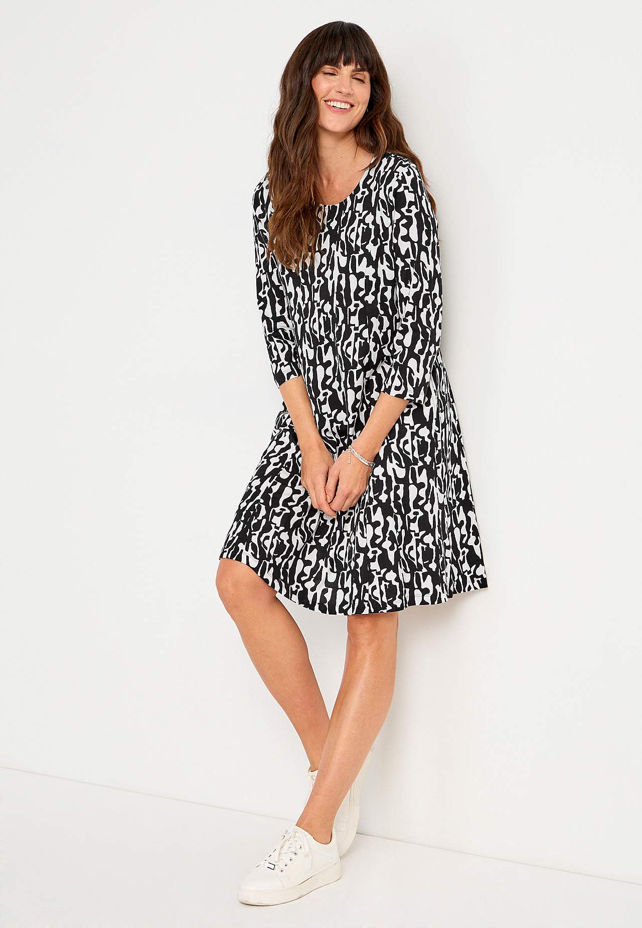 Jersey dress with pockets Amelie