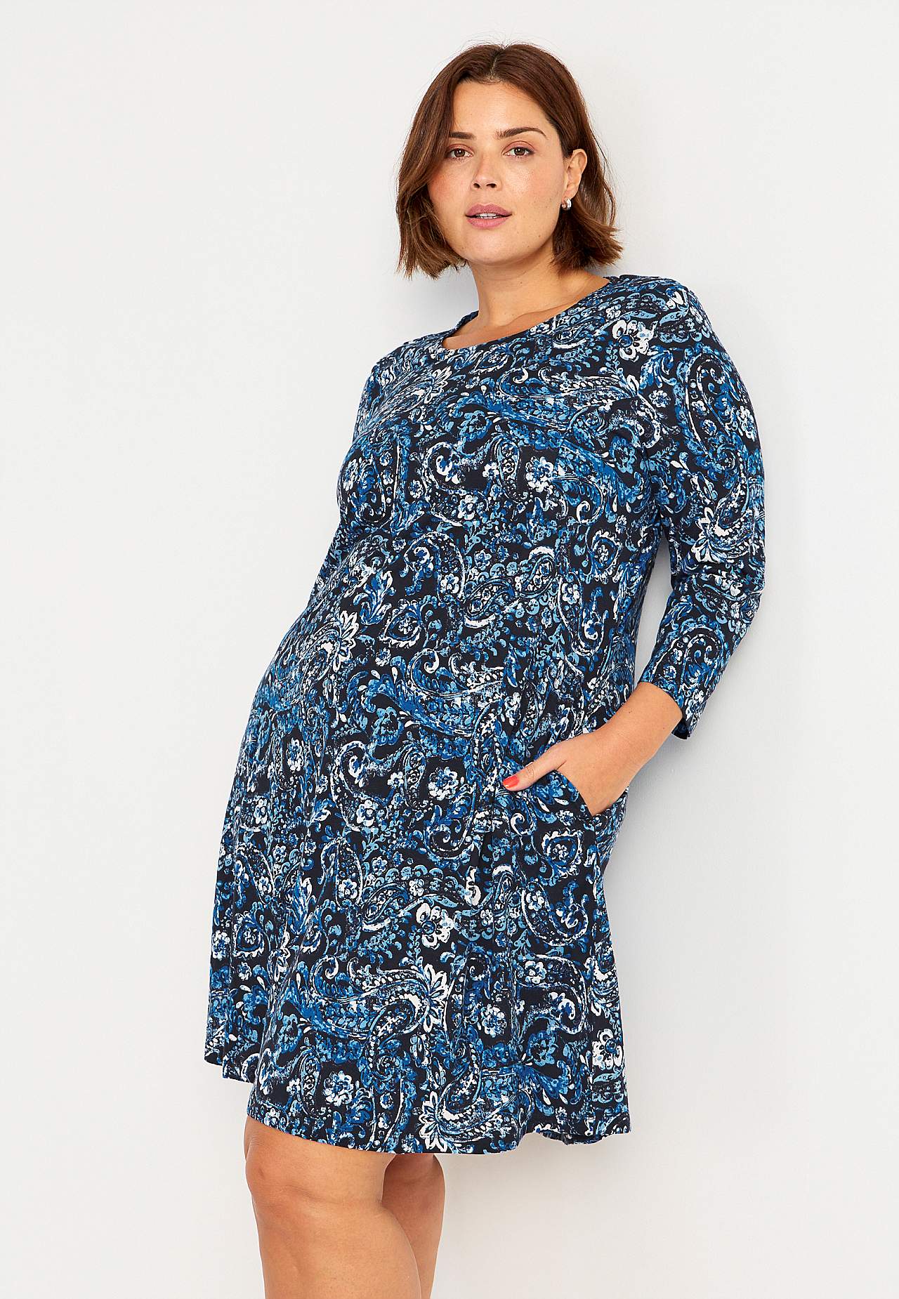 Jersey dress with pockets Amelie